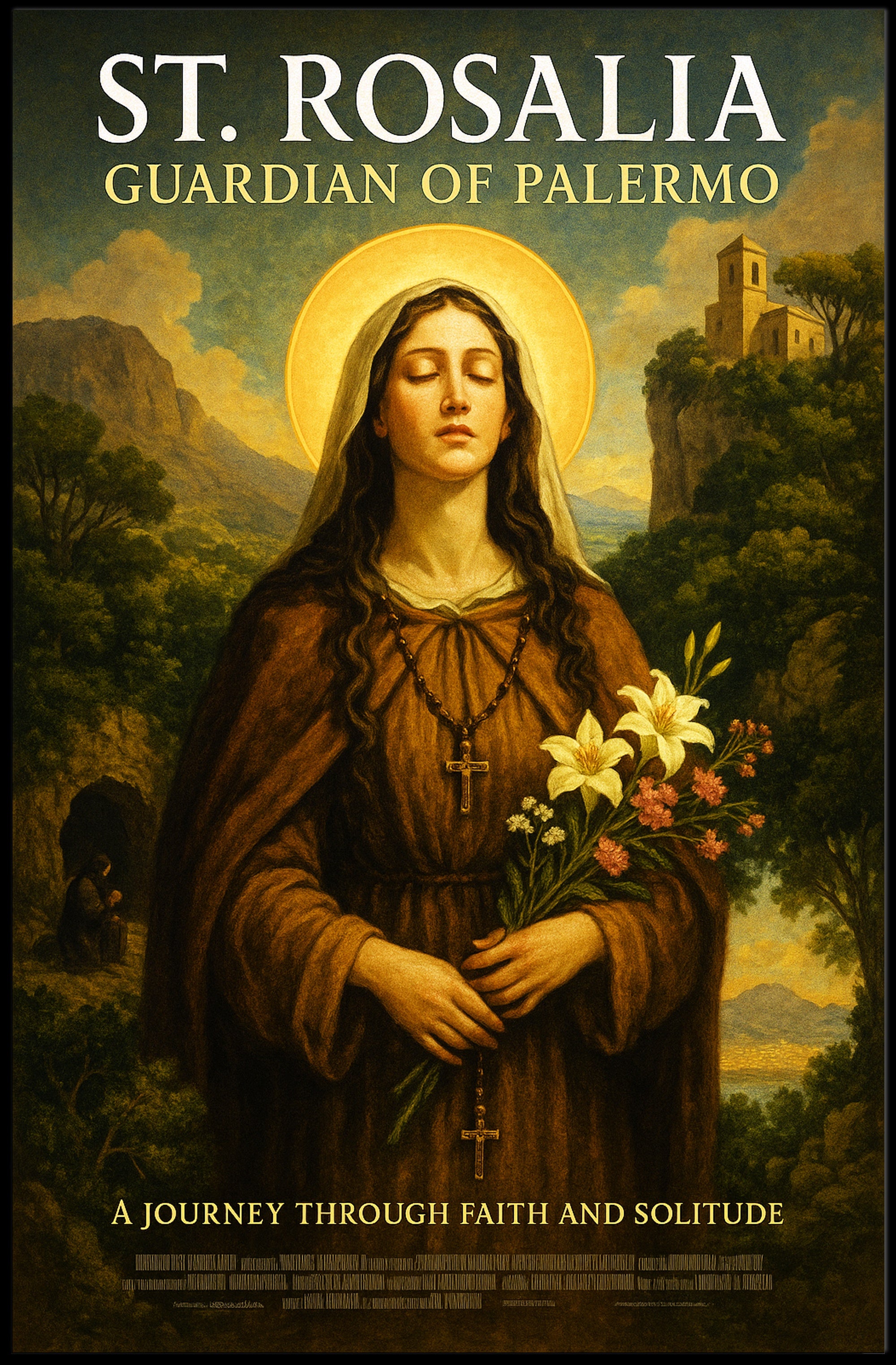 St. Rosalia Guardian of Palermo Poster PosterGoat