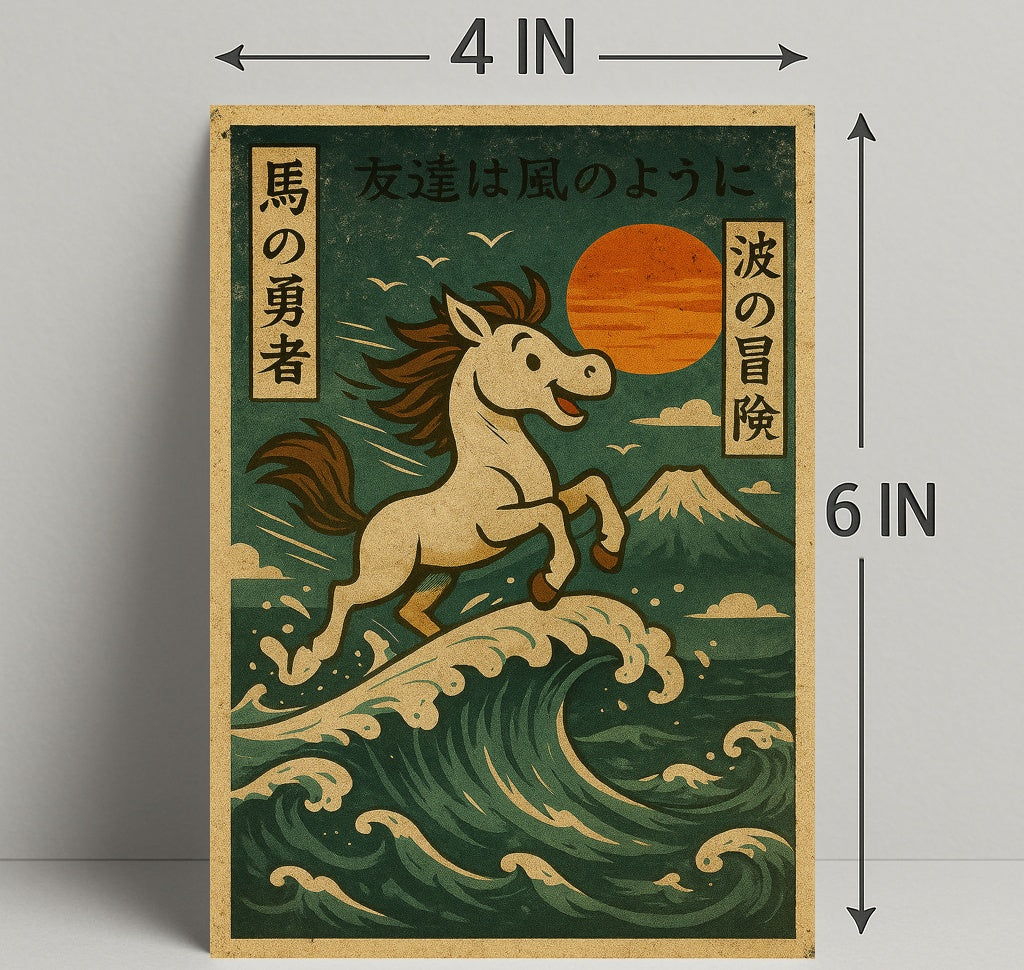 The Brave Horses Adventure Poster PosterGoat