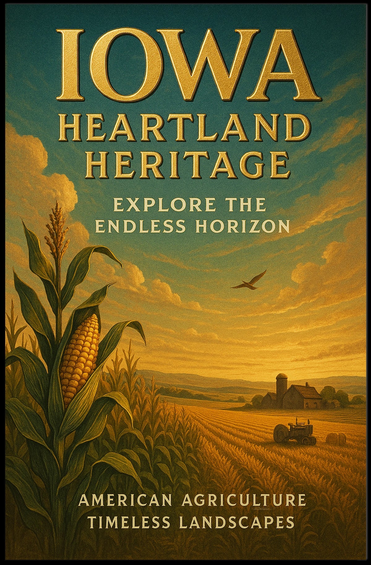 Iowa Heartland Heritage Poster