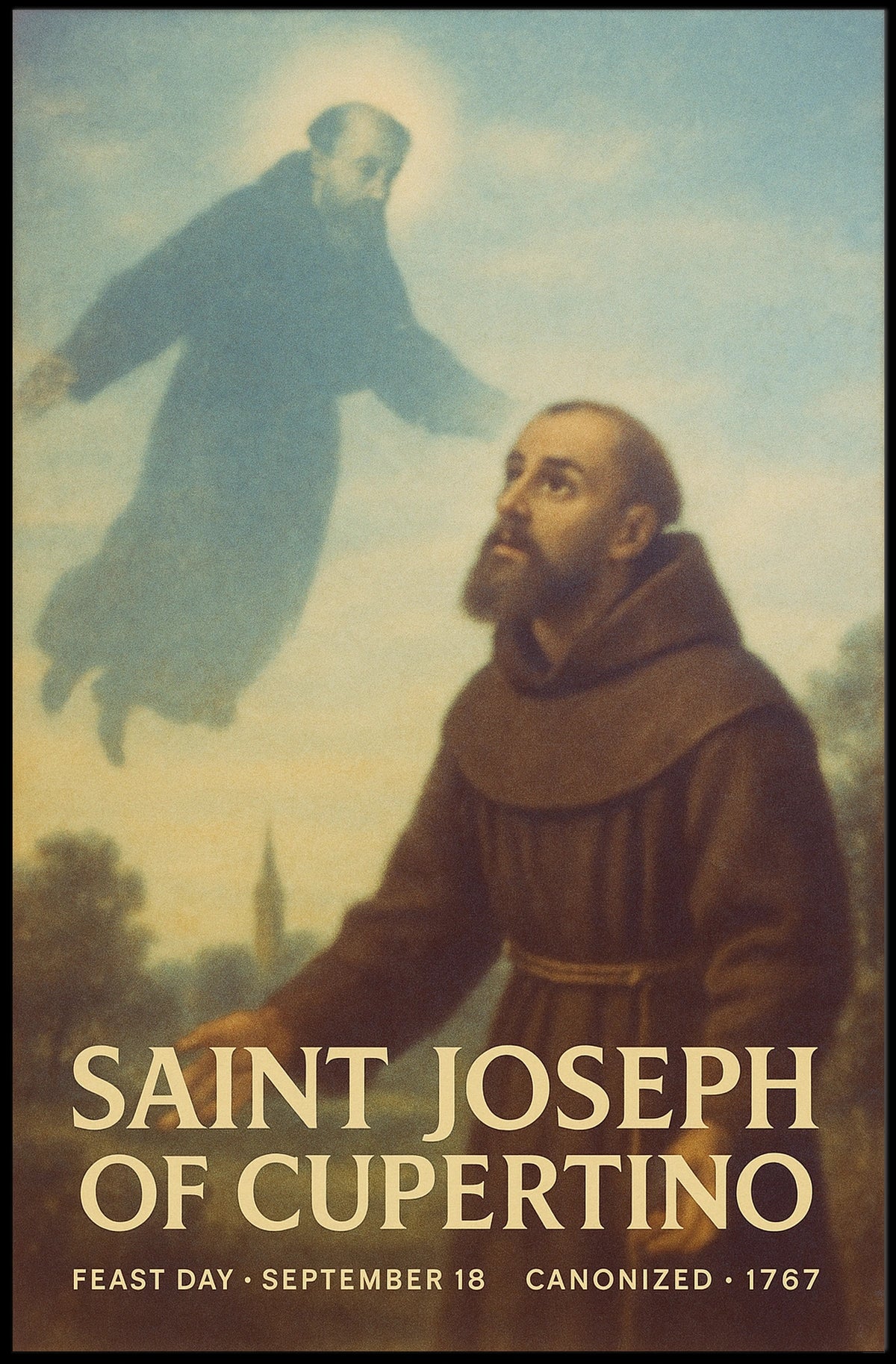 Saint Joseph Of Cupertino Poster