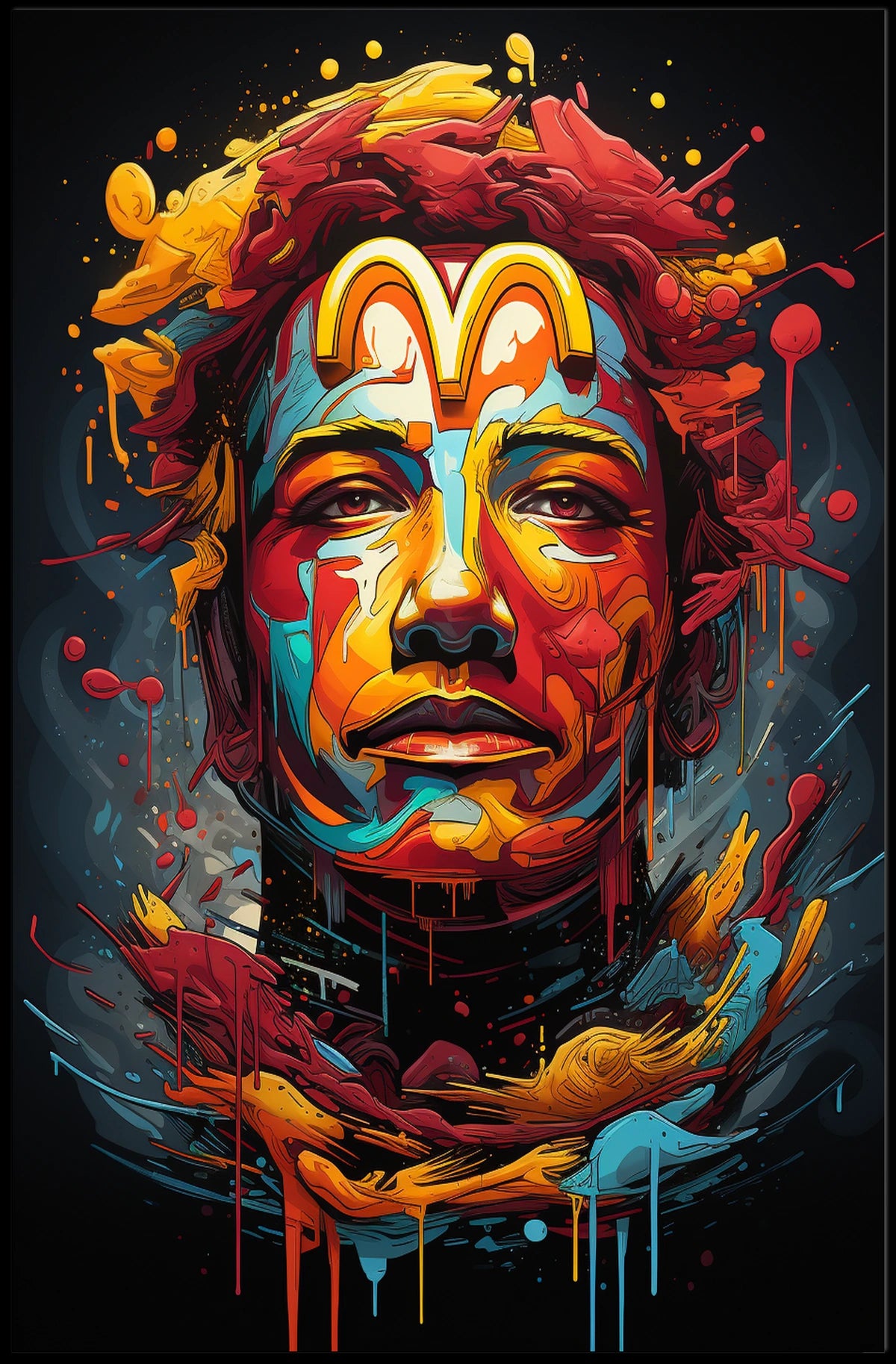Vibrant Expression Poster