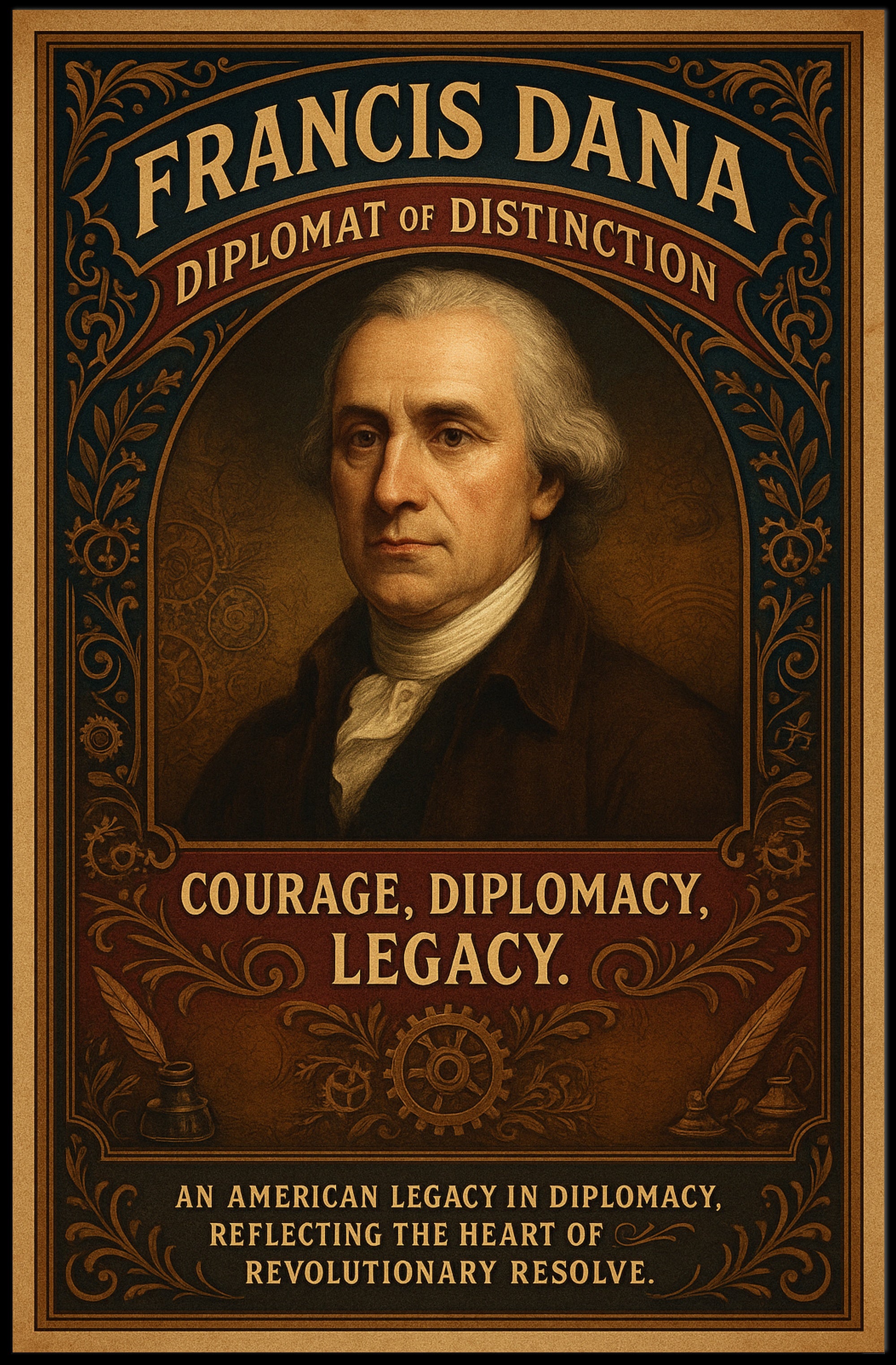 Francis Dana Diplomat of Distinction Poster PosterGoat