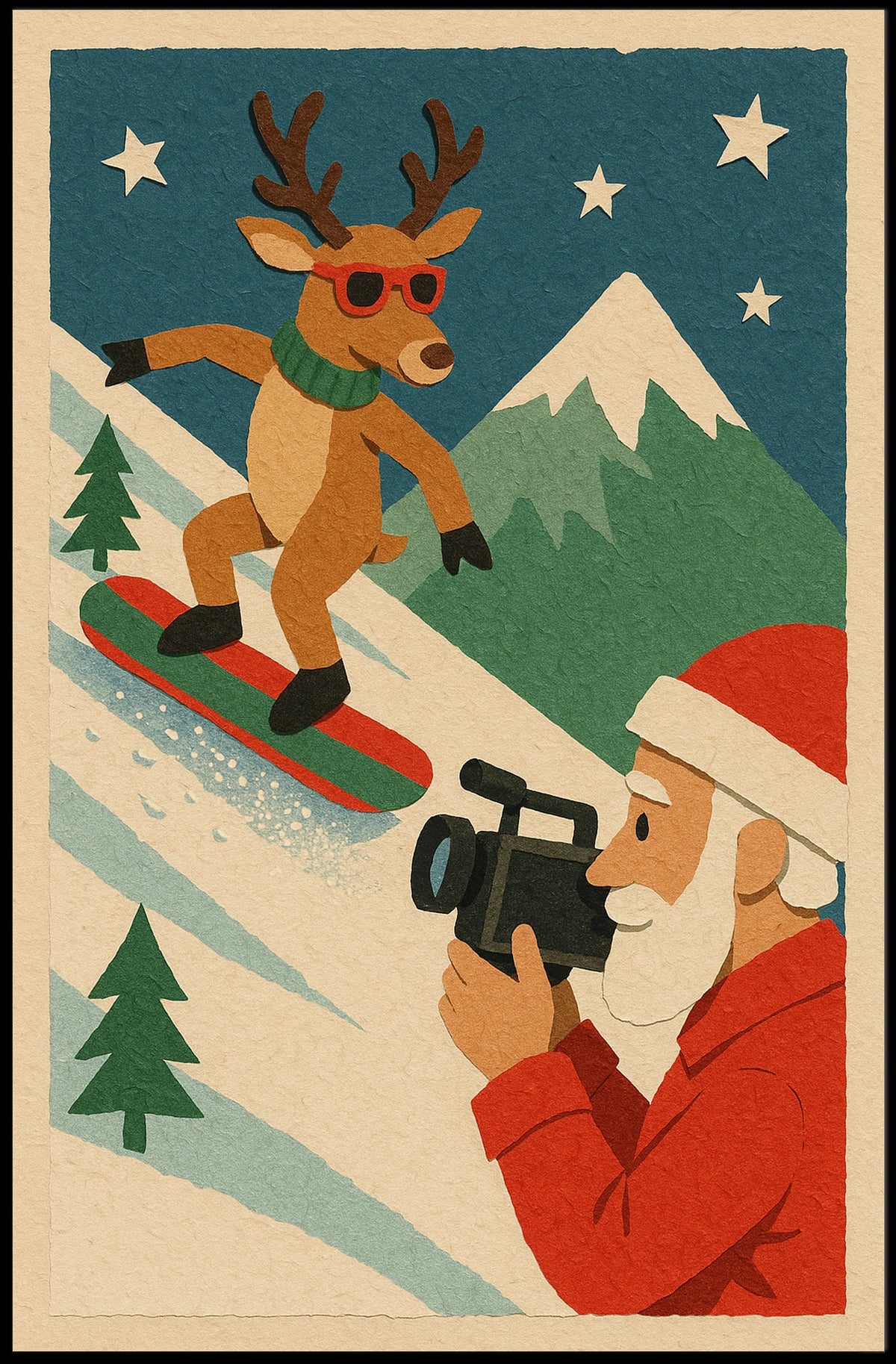 SantaS Winter Adventure Poster