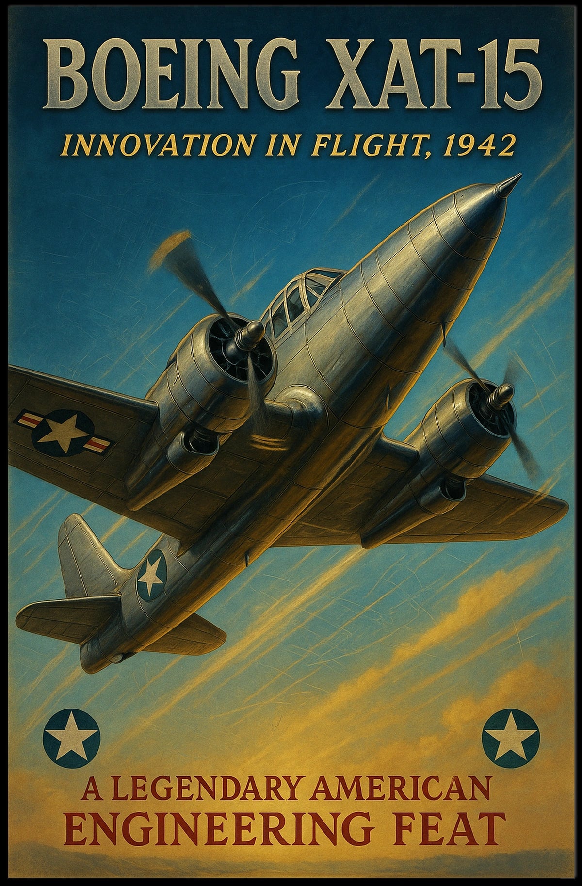 Boeing XAT-15 Innovation in Flight Poster