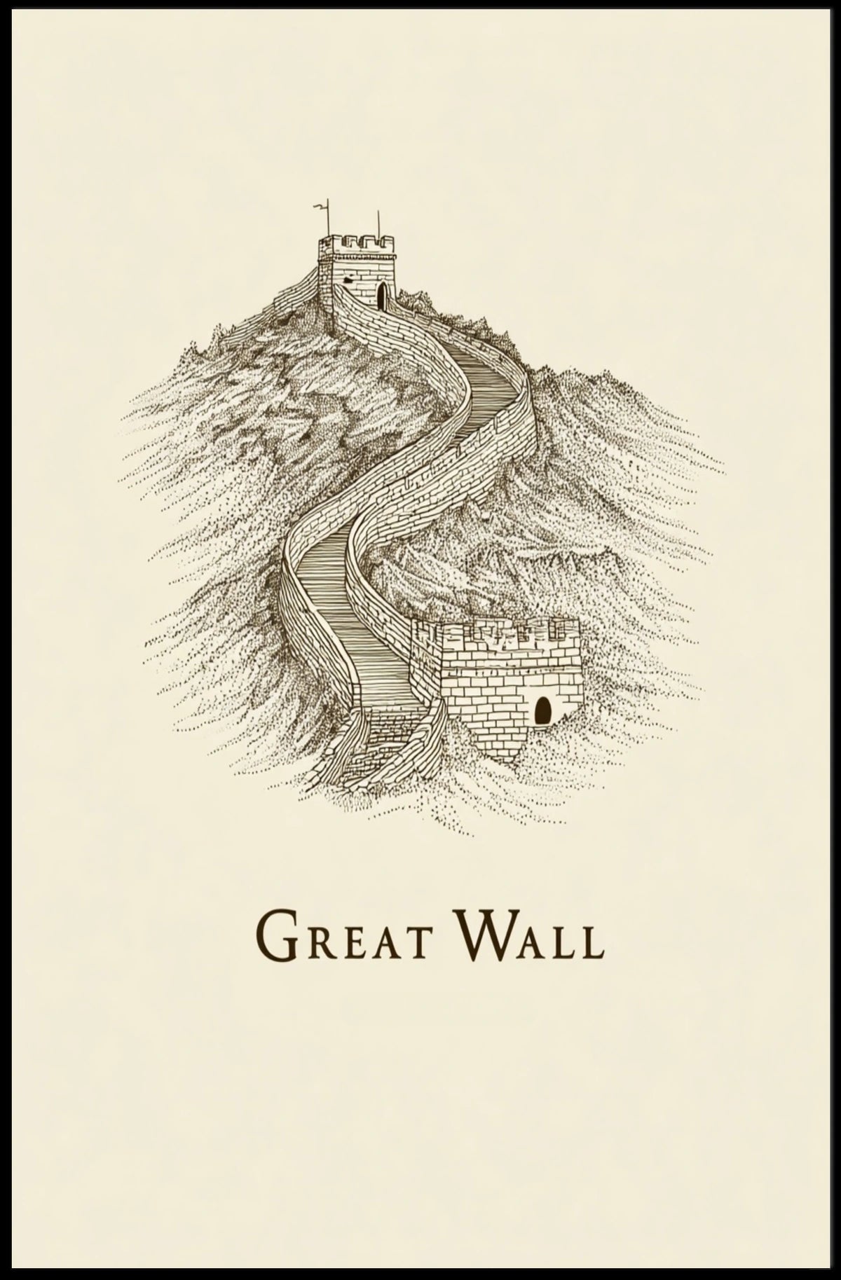 Great Wall Poster