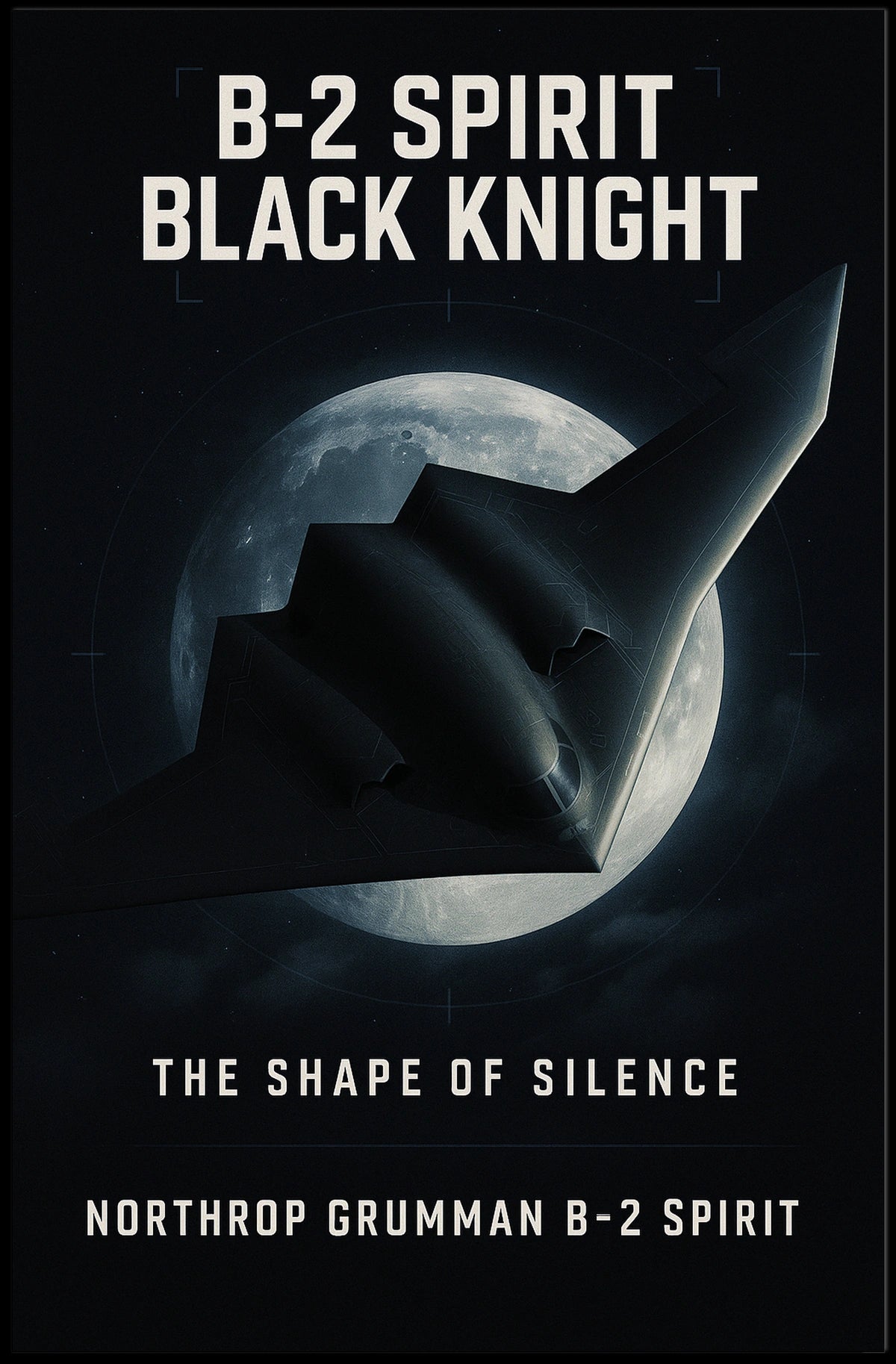 B-2 Spirit Black Knight Poster