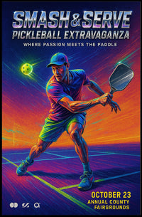 Pickleball Extravaganza Poster
