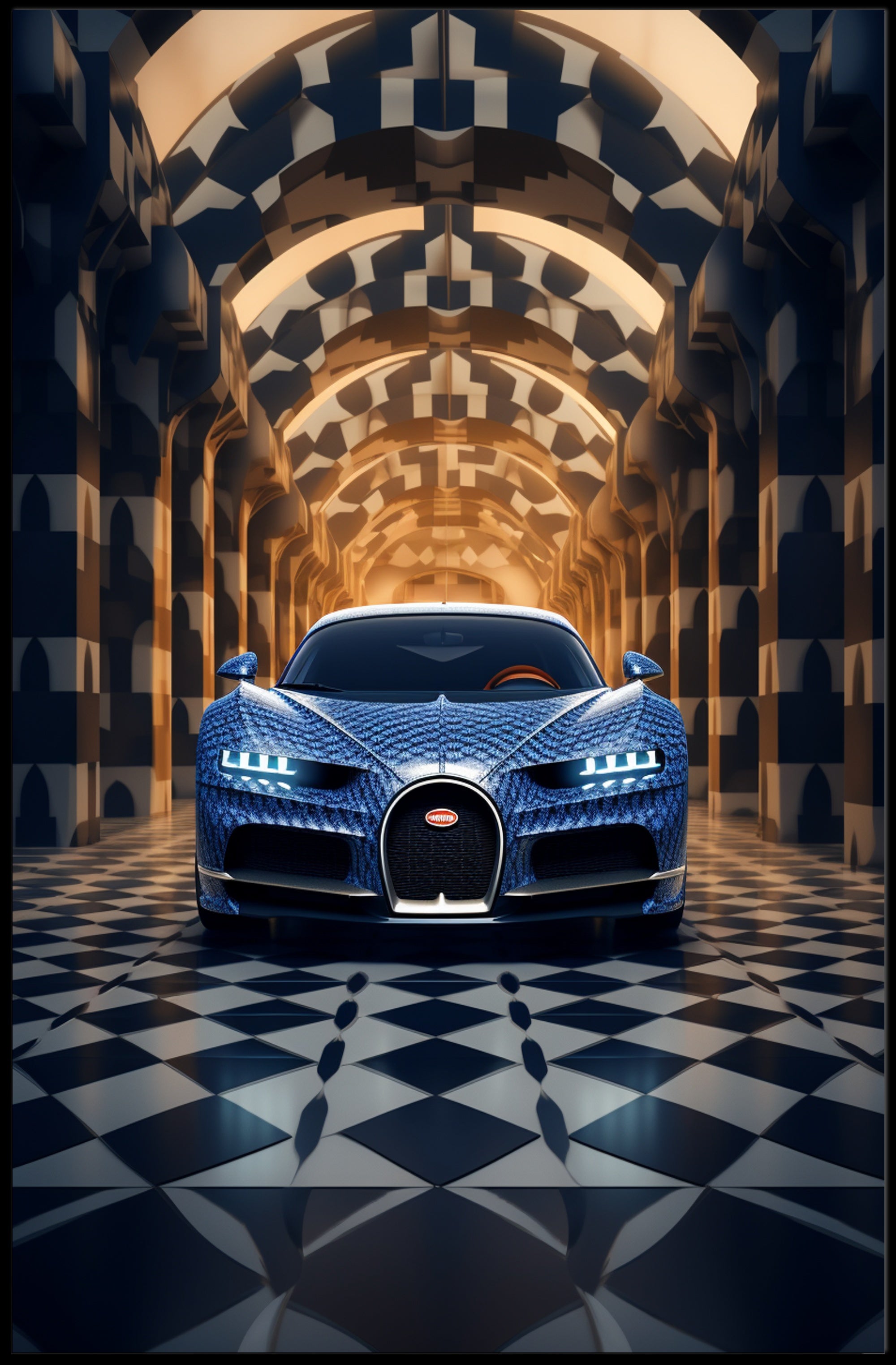 Luxurious Automotive Marvel Poster PosterGoat