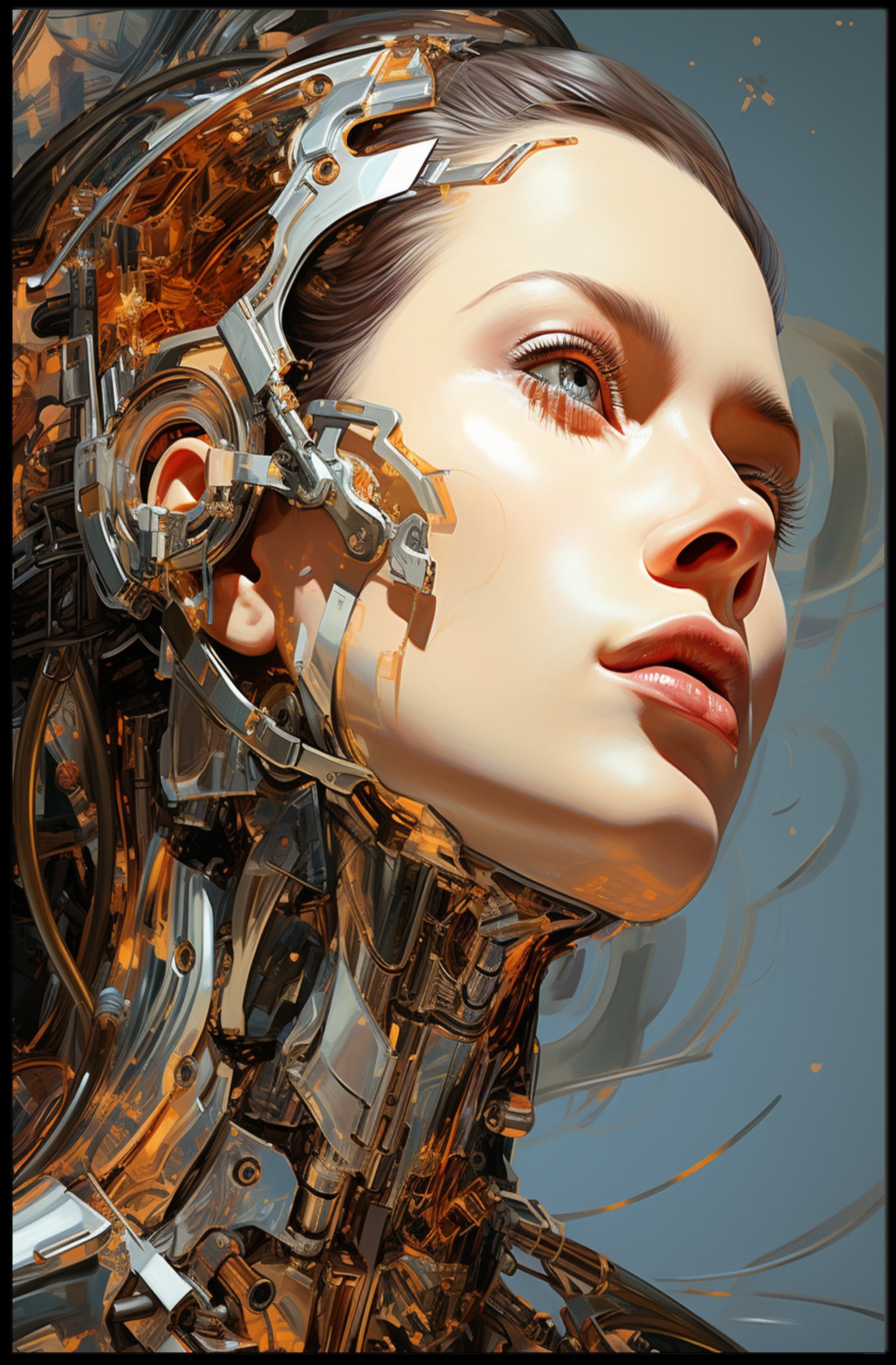 Futuristic Vision Poster PosterGoat