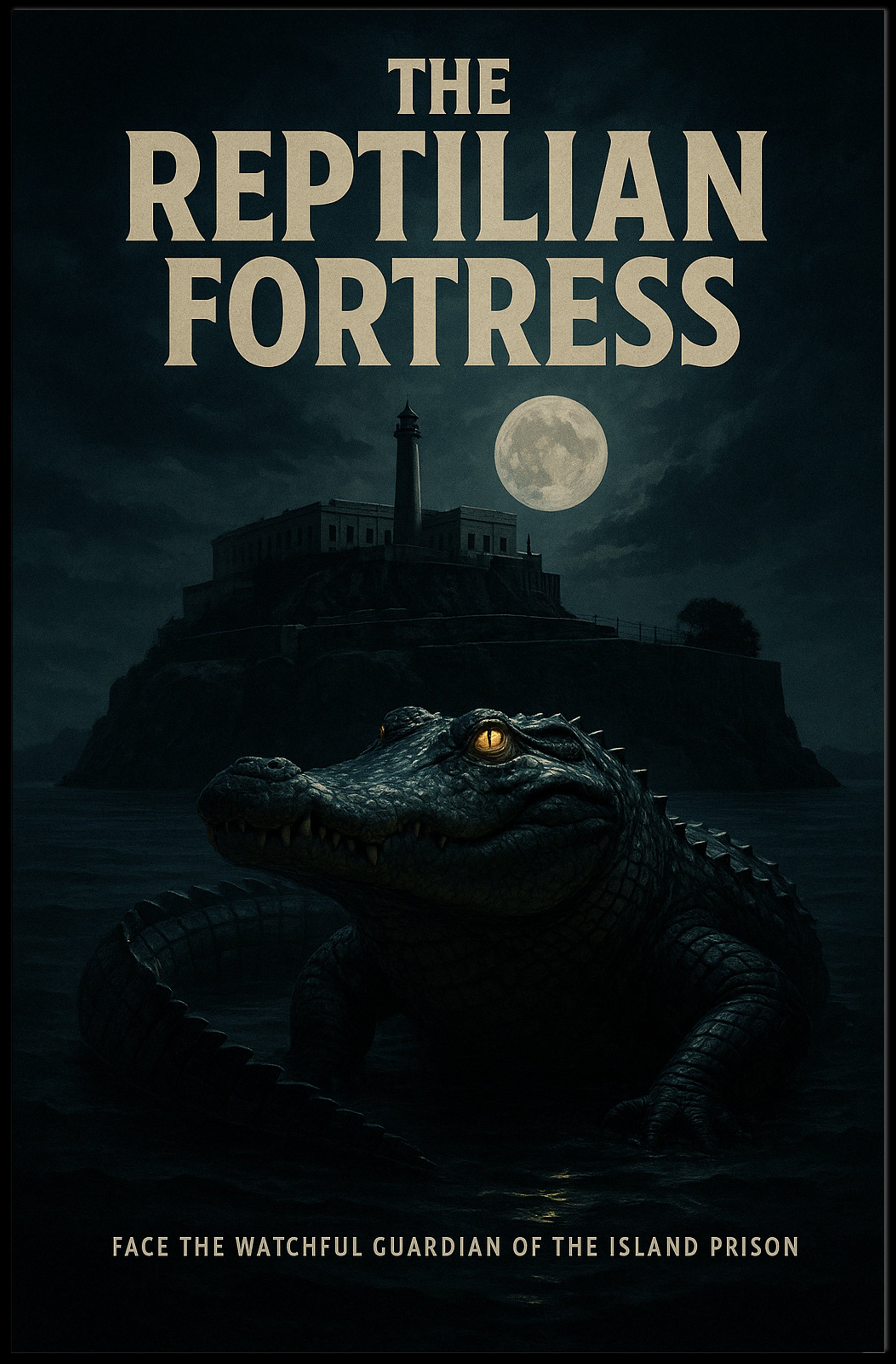 The Reptilian Fortress Poster PosterGoat