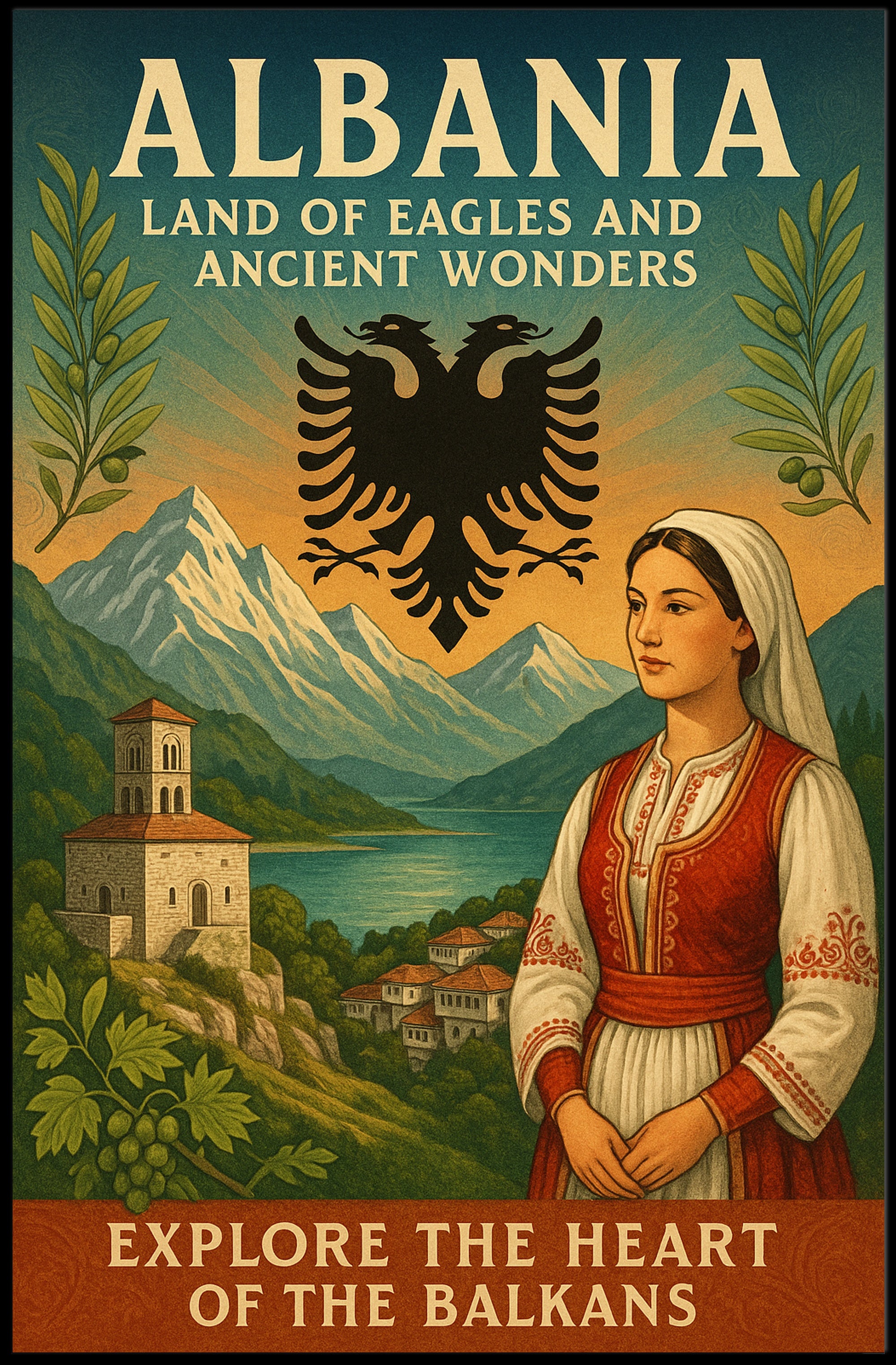 Explore The Heart Of The Balkans Poster