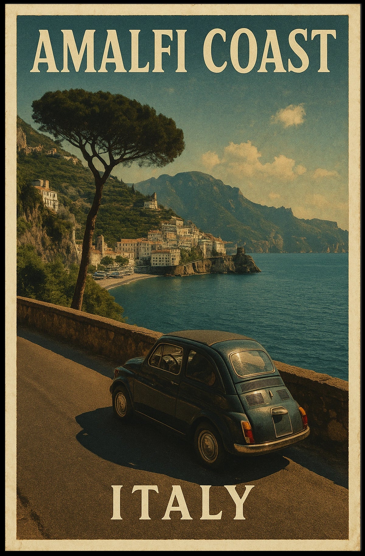 Amalfi Coast Italy Poster