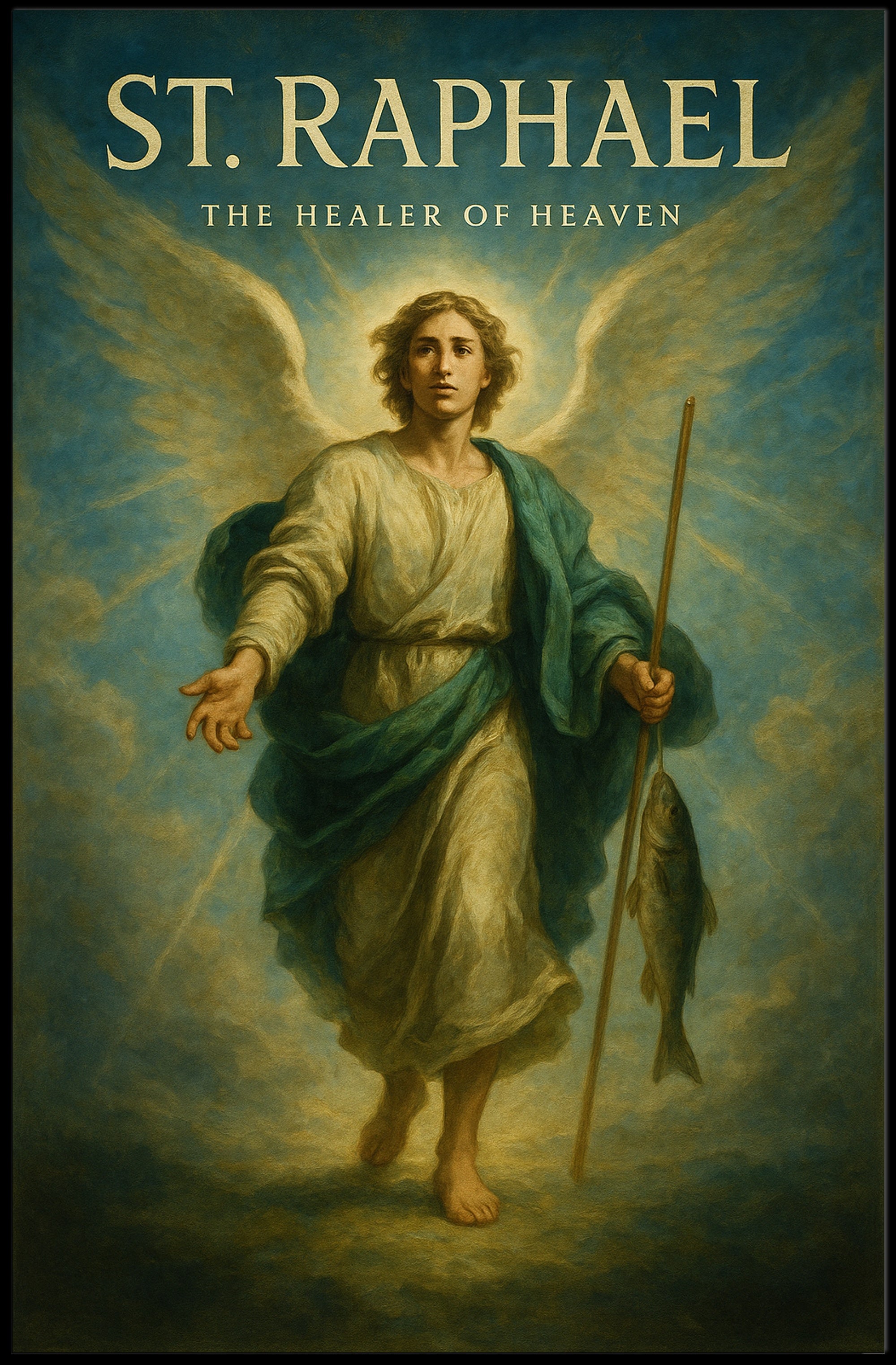 St. Raphael The Healer Poster Wall Art PosterGoat