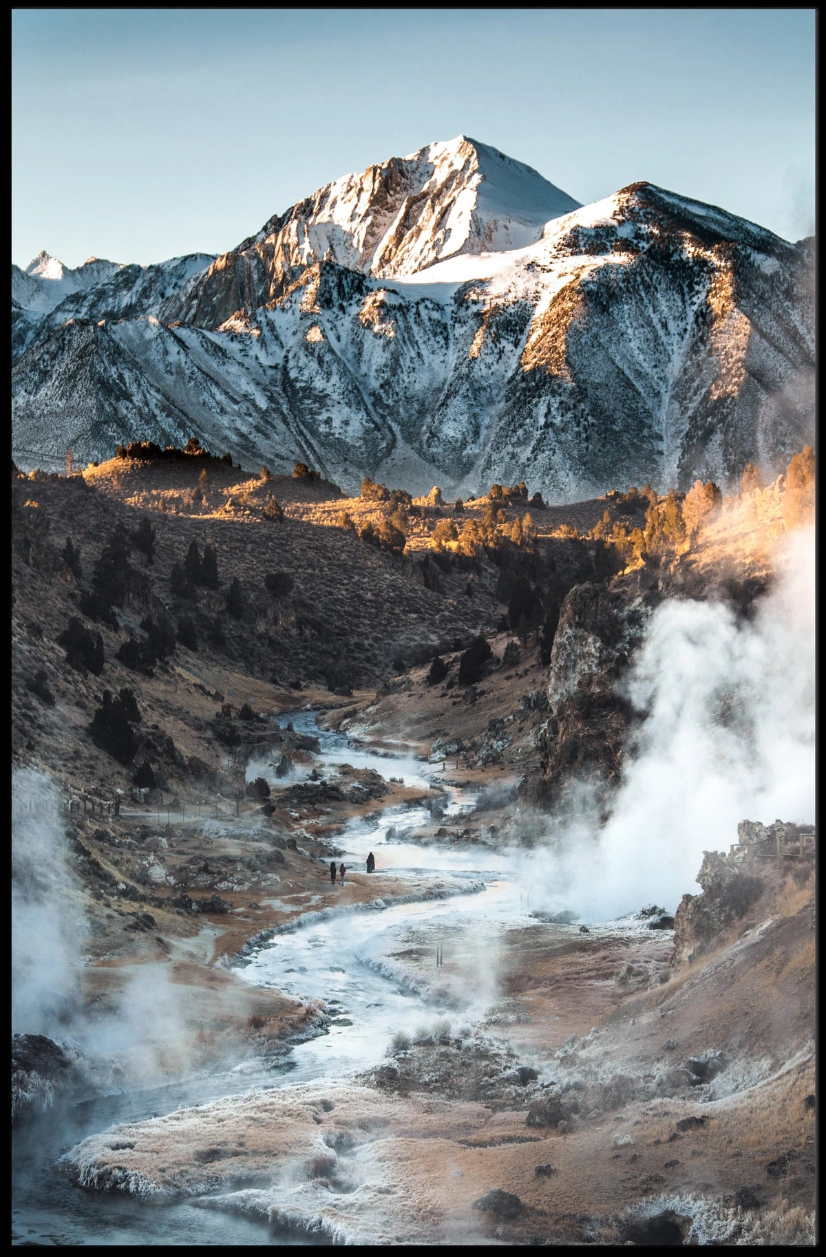 Majestic Snow-Capped Mountain Wilderness Adventure Poster