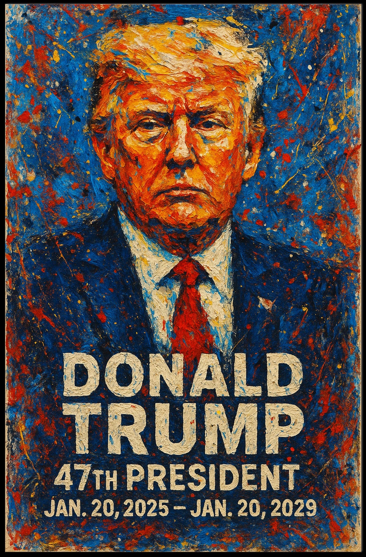 Donald Trump A Vision in Colors Poster