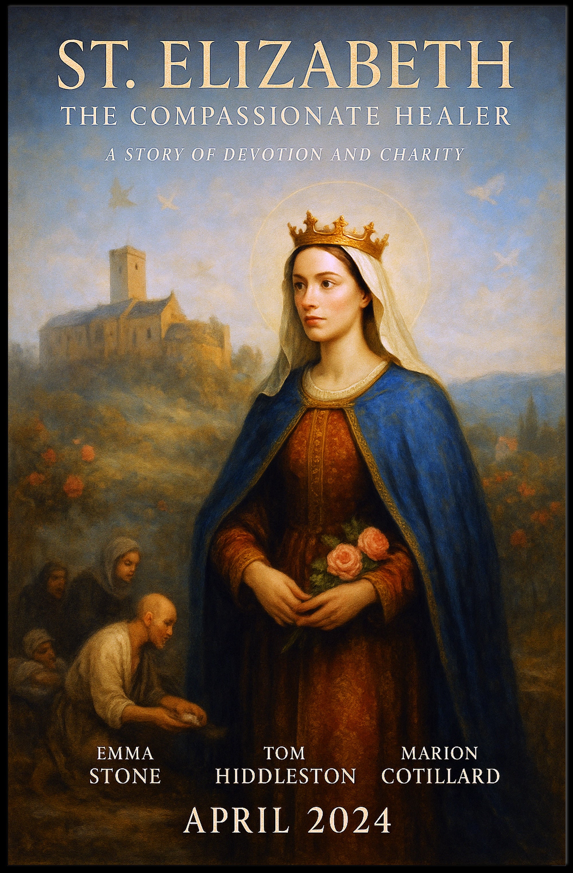 St. Elizabeth The Compassionate Healer Poster PosterGoat