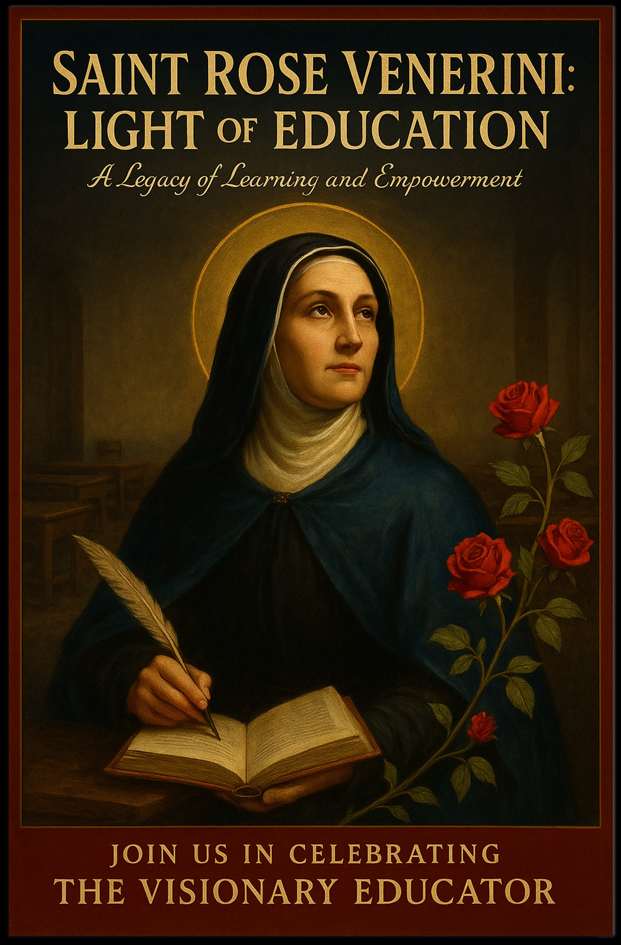 Saint Rose Venerini Educational Empowerment Heritage Poster PosterGoat