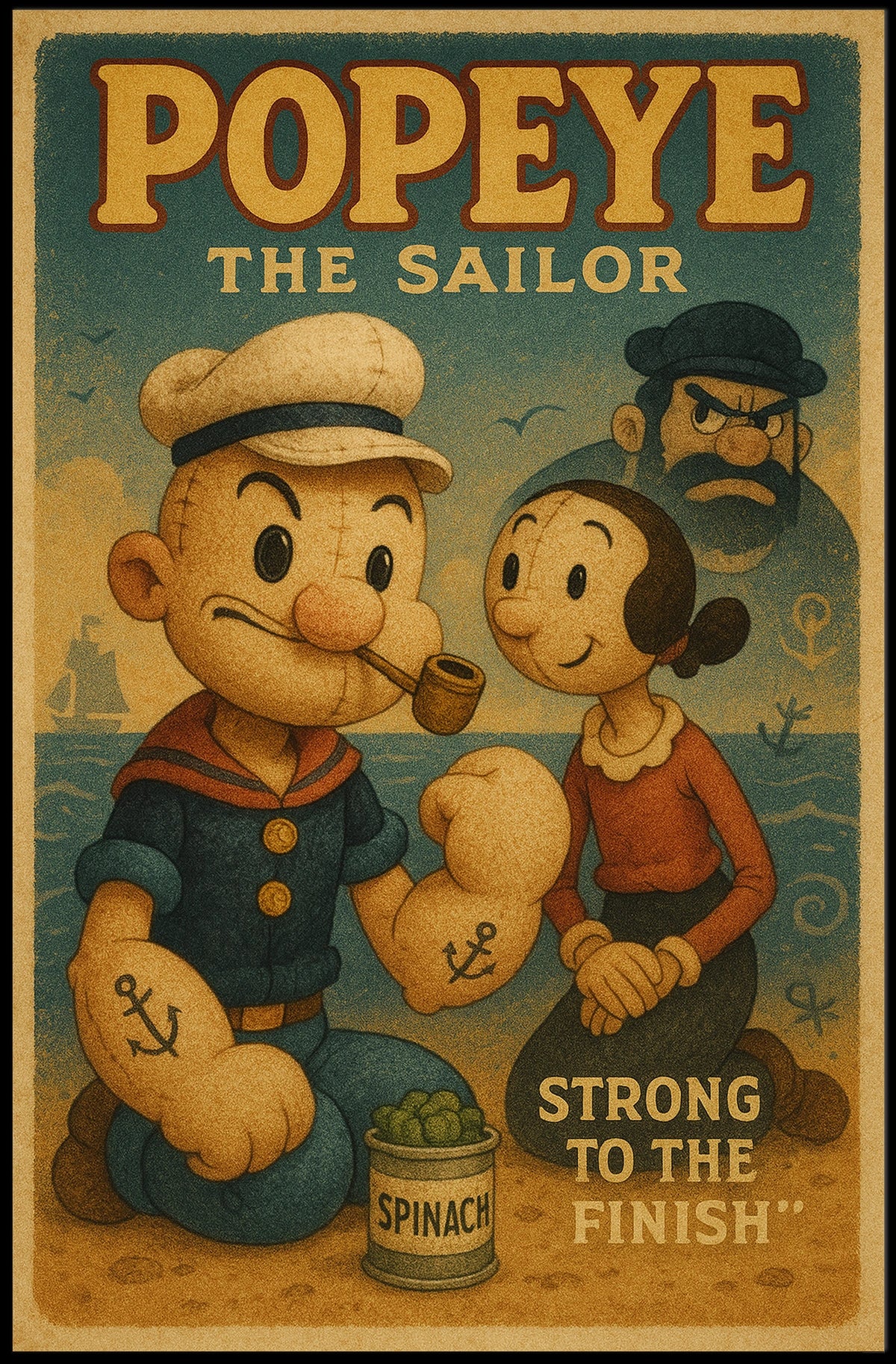 Popeye 1929 Art Poster POP-15