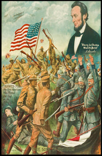 Patriotic African American Soldiers WWI Historical or Presidential Poster