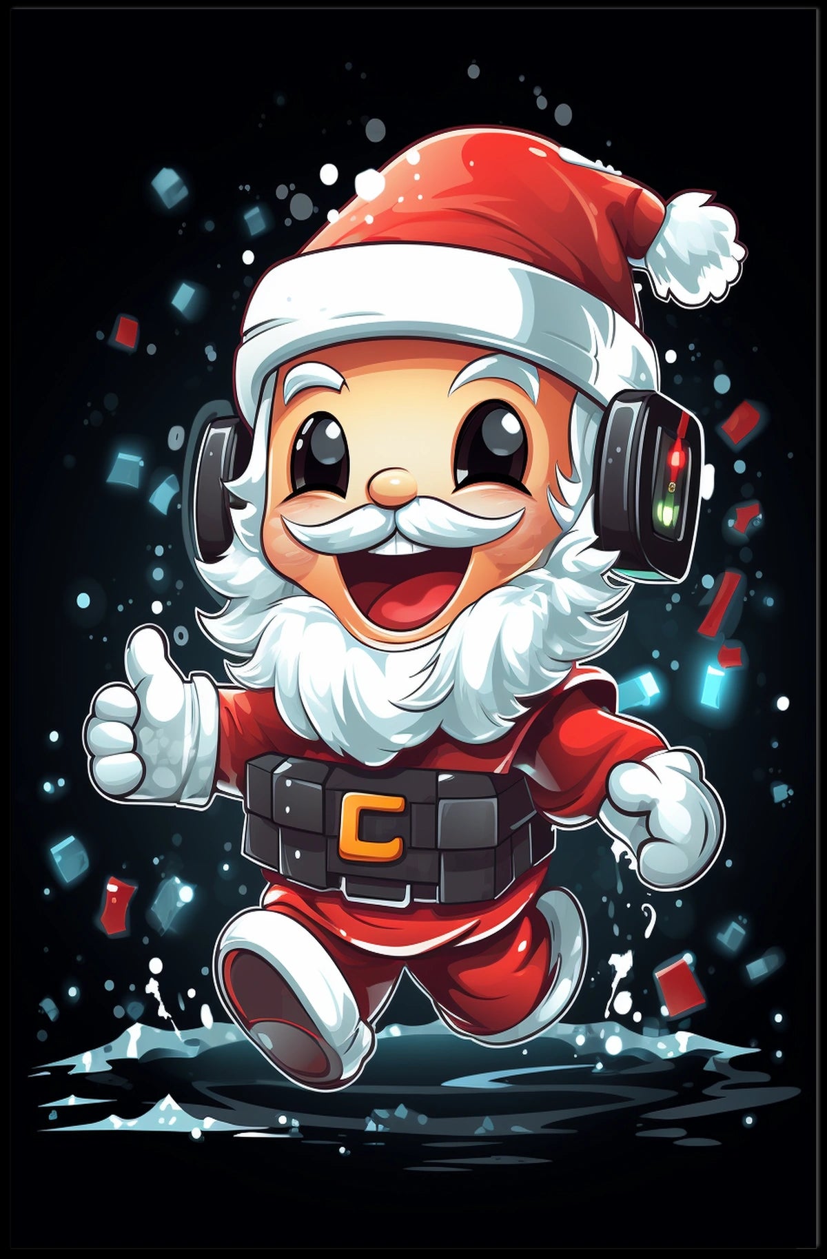 Festive Santa Adventure Poster