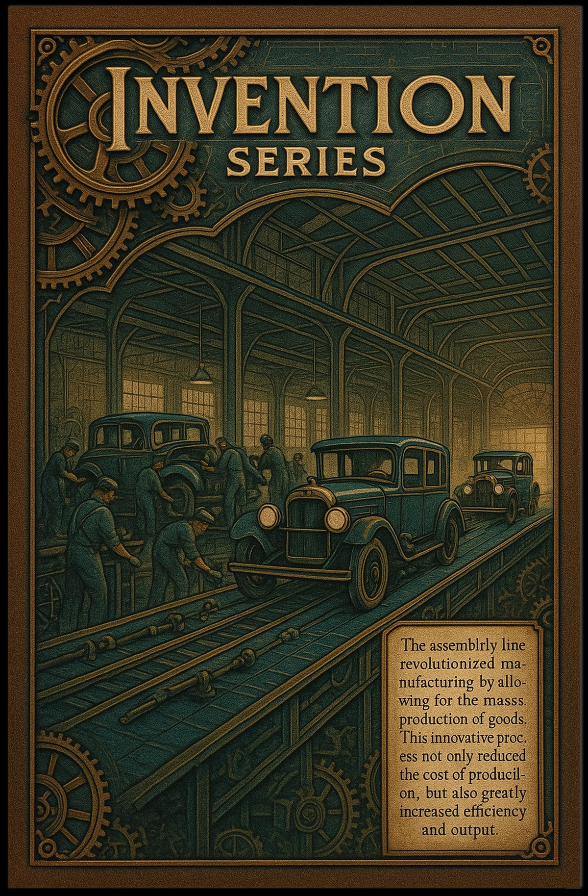 Invention Series The Assembly Line Poster