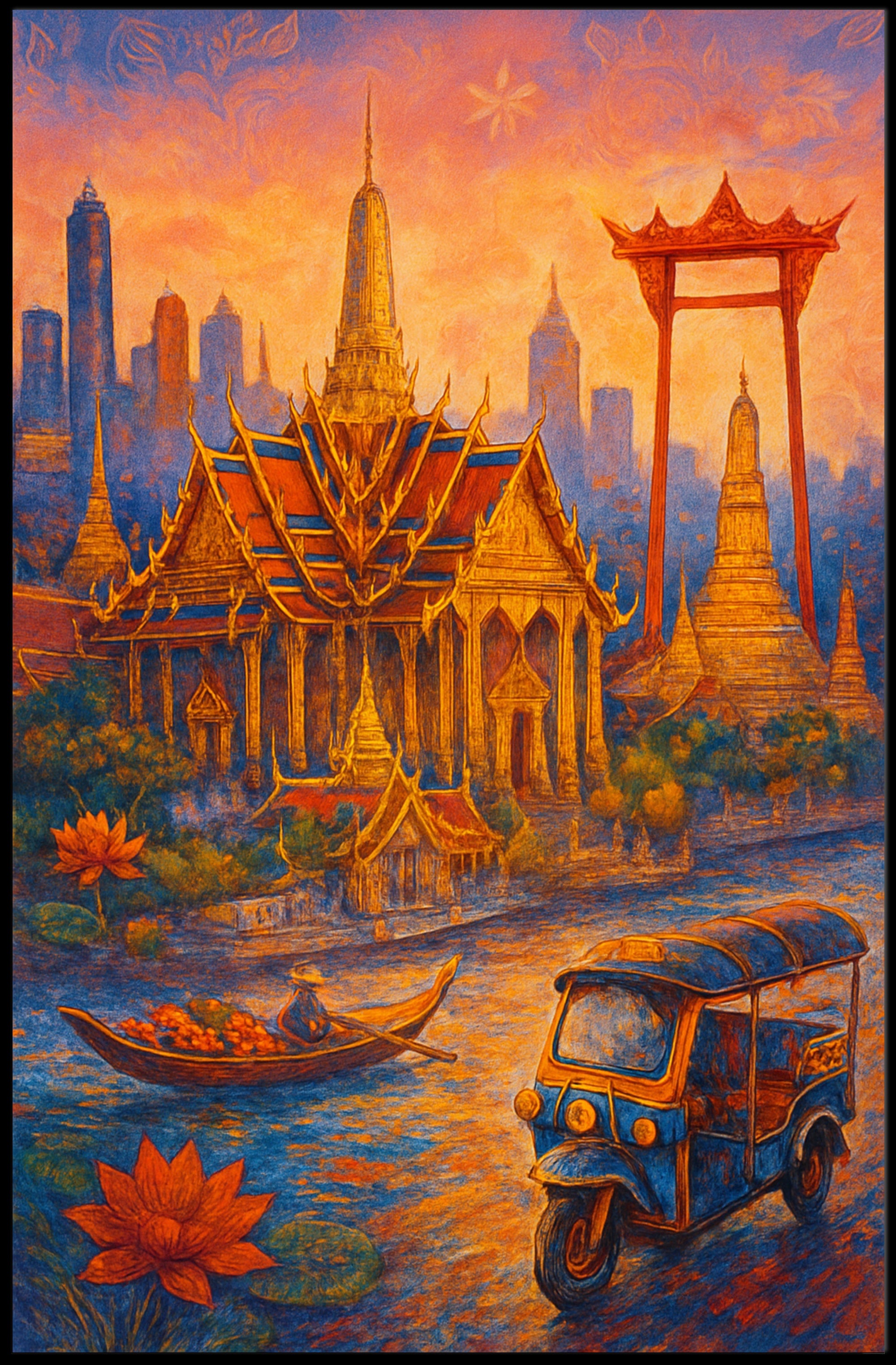 Vibrant Bangkok Poster