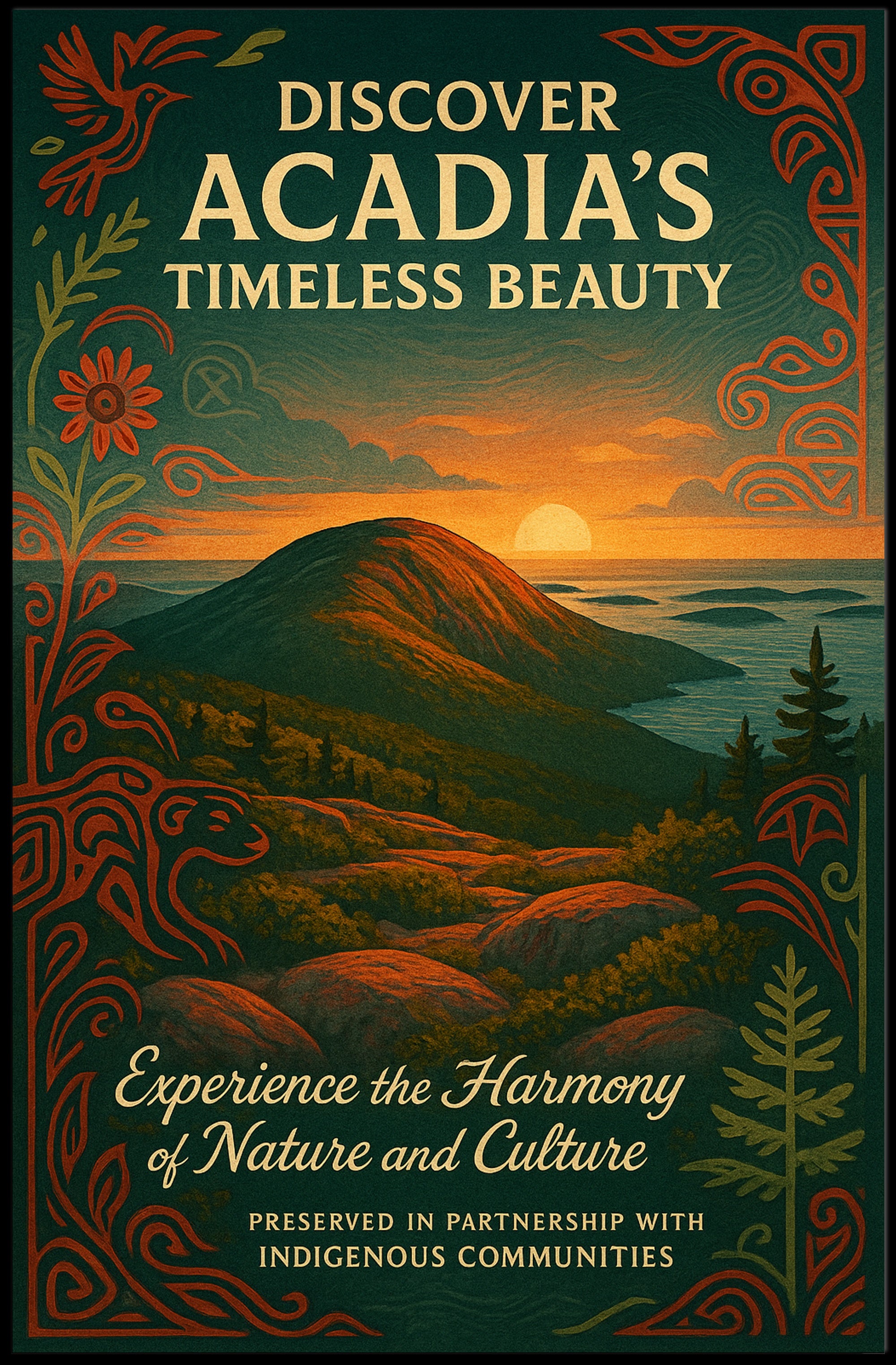 Discover Acadias Timeless Beauty Poster PosterGoat