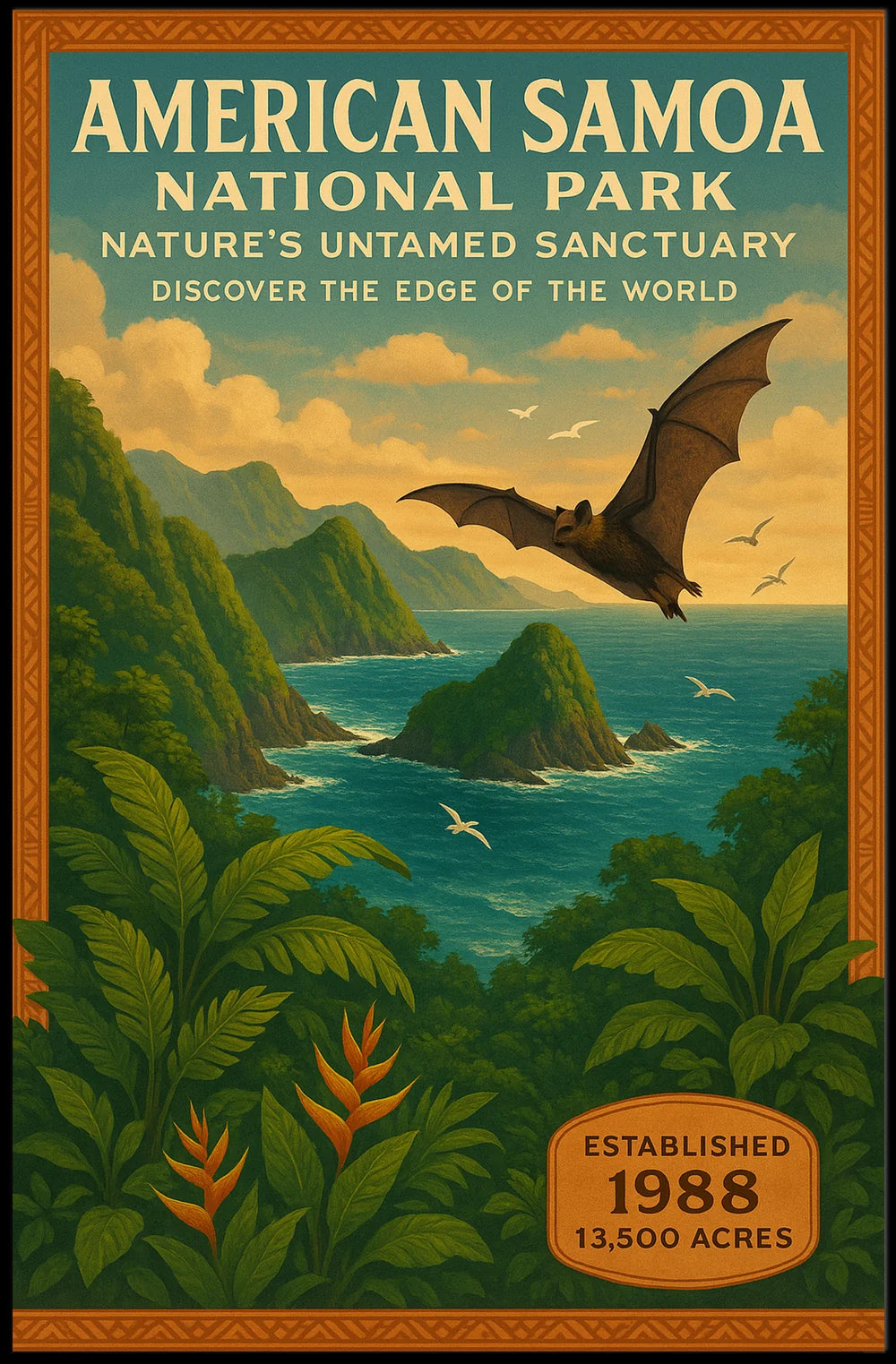 Modern Urban Skyline Art Poster