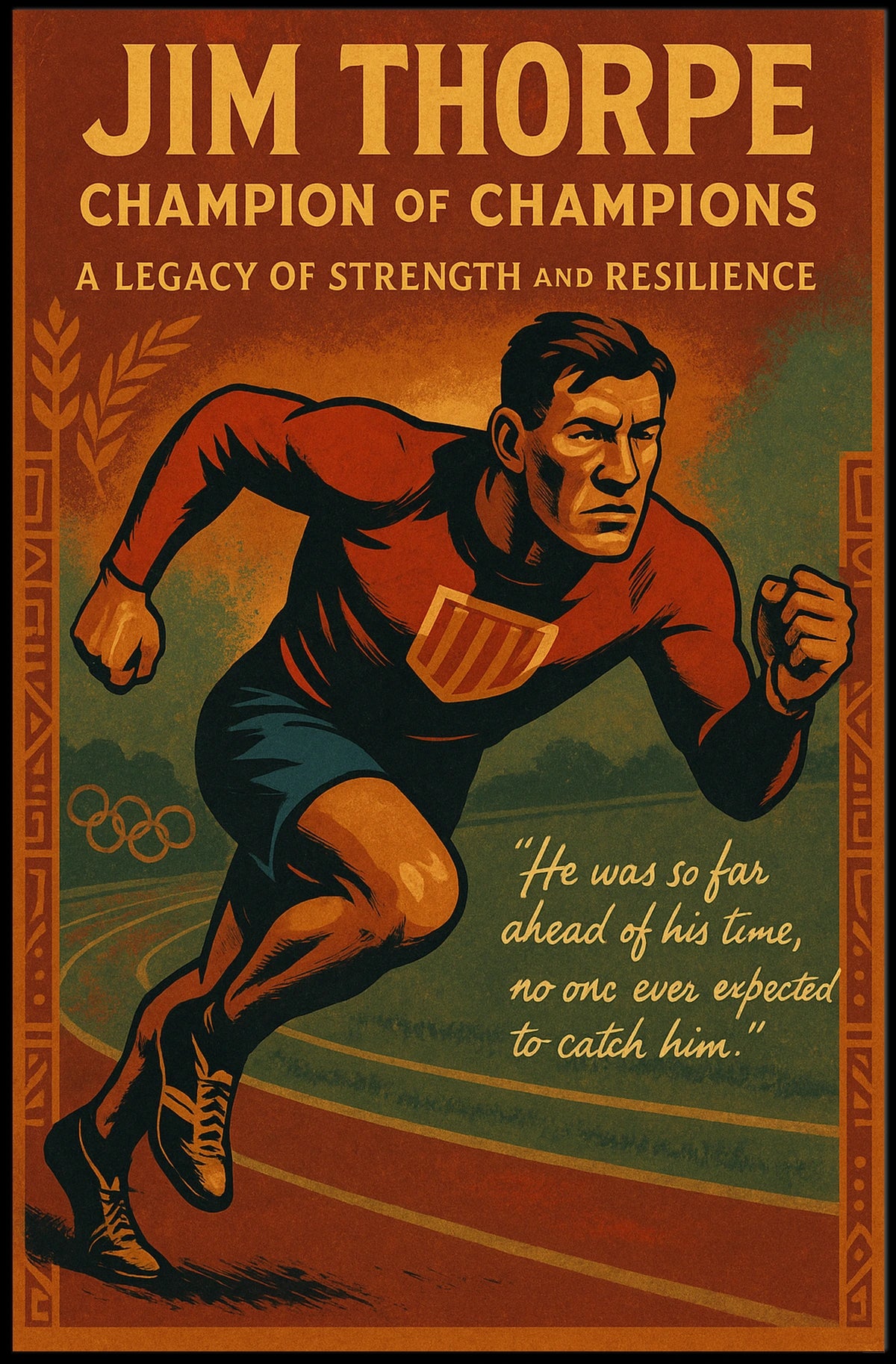 Jim Thorpe Champion of Champions Poster