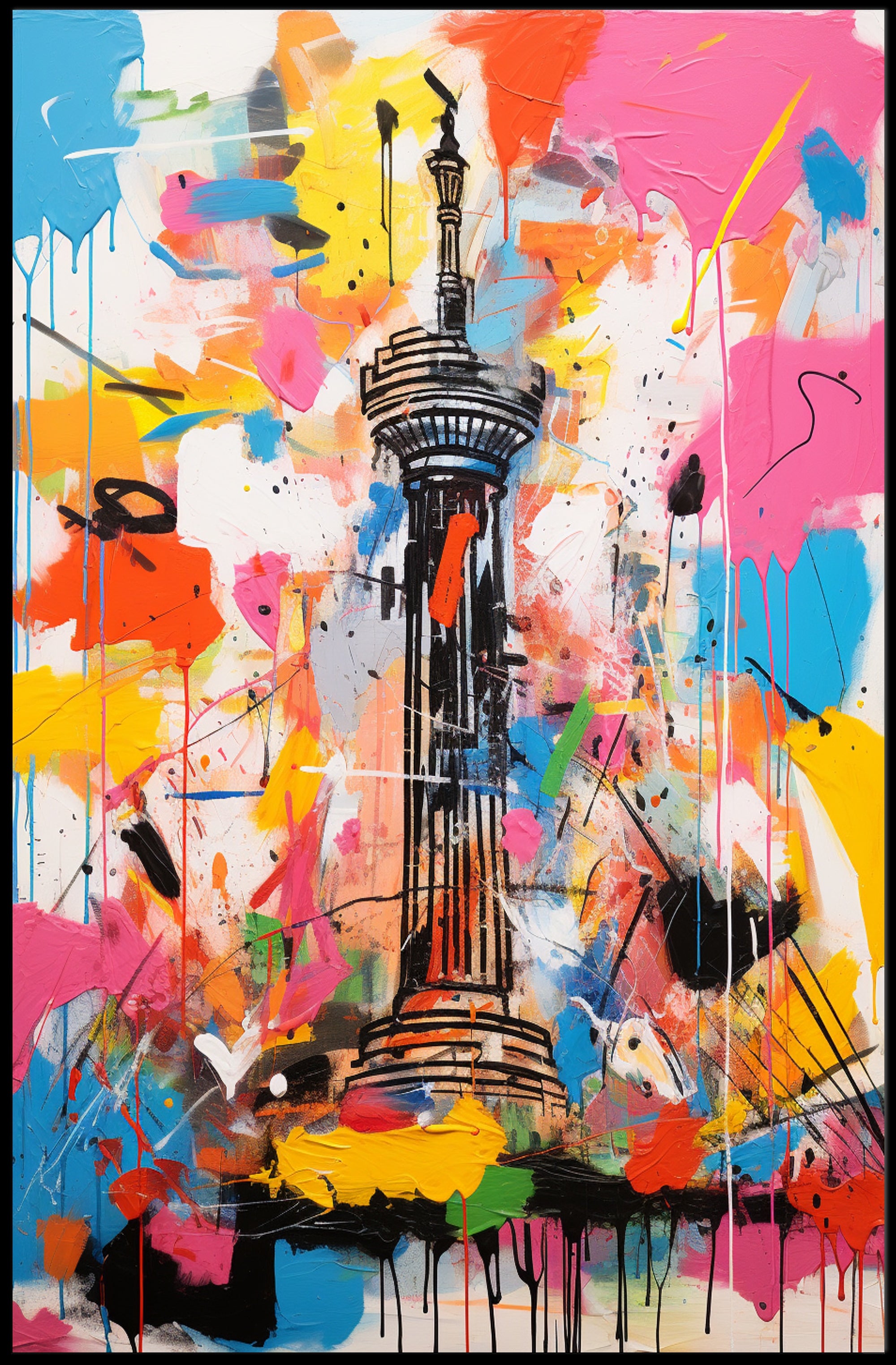 Vibrant Tower Poster