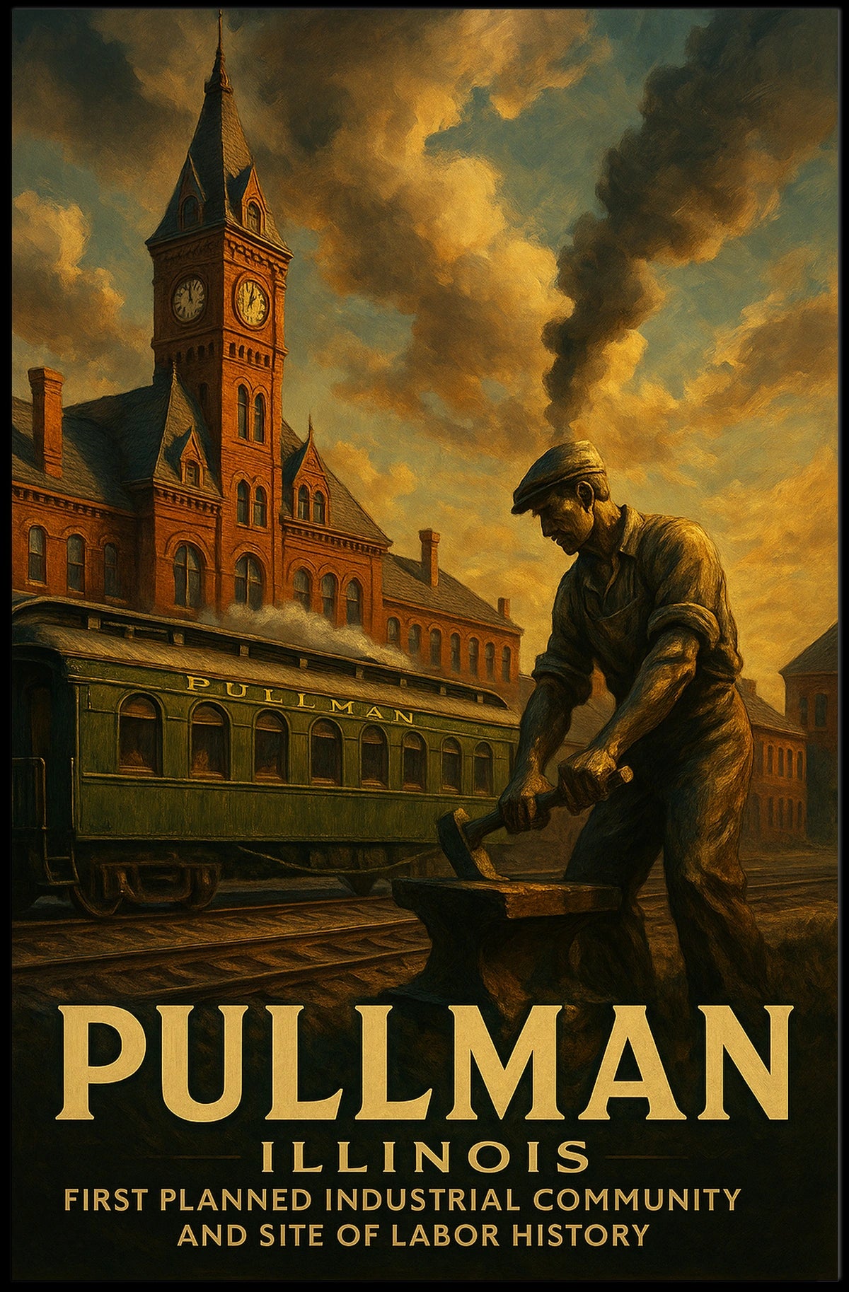 Pullman, Illinois A Historical Poster