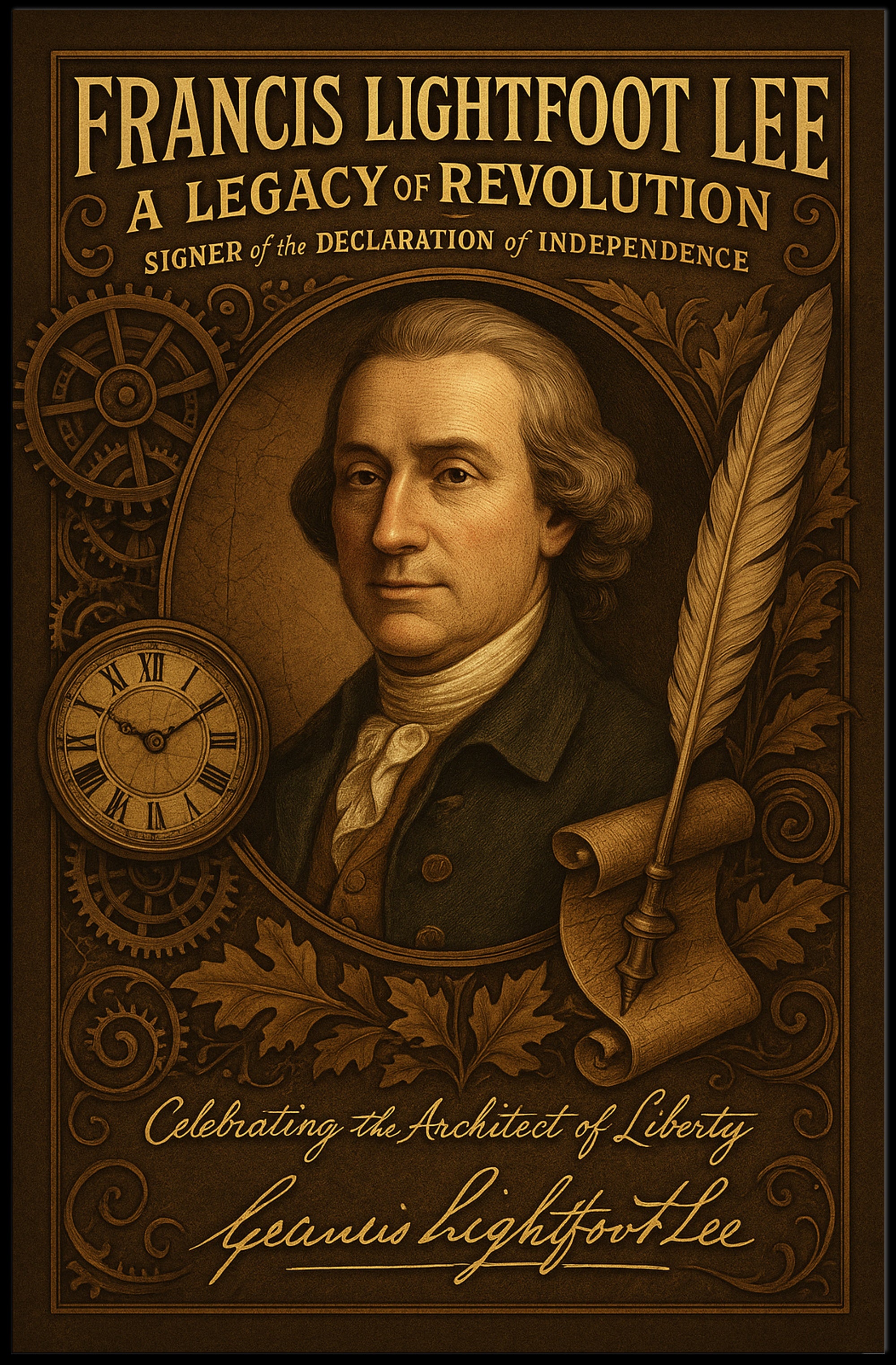 Francis Lightfoot Lee A Legacy of Revolution Poster PosterGoat