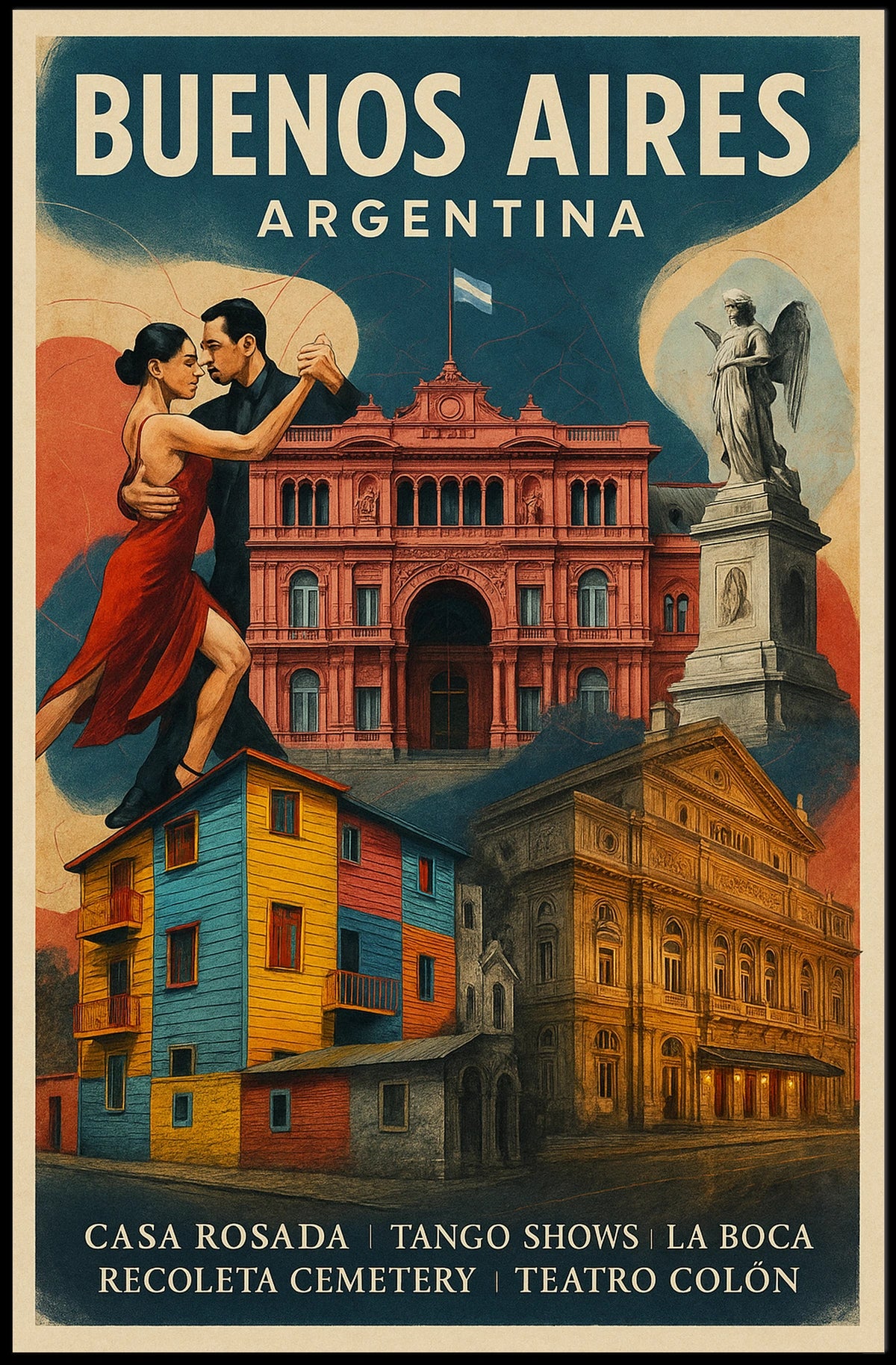 Discover Buenos Aires Poster