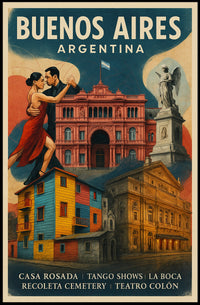 Discover Buenos Aires Poster