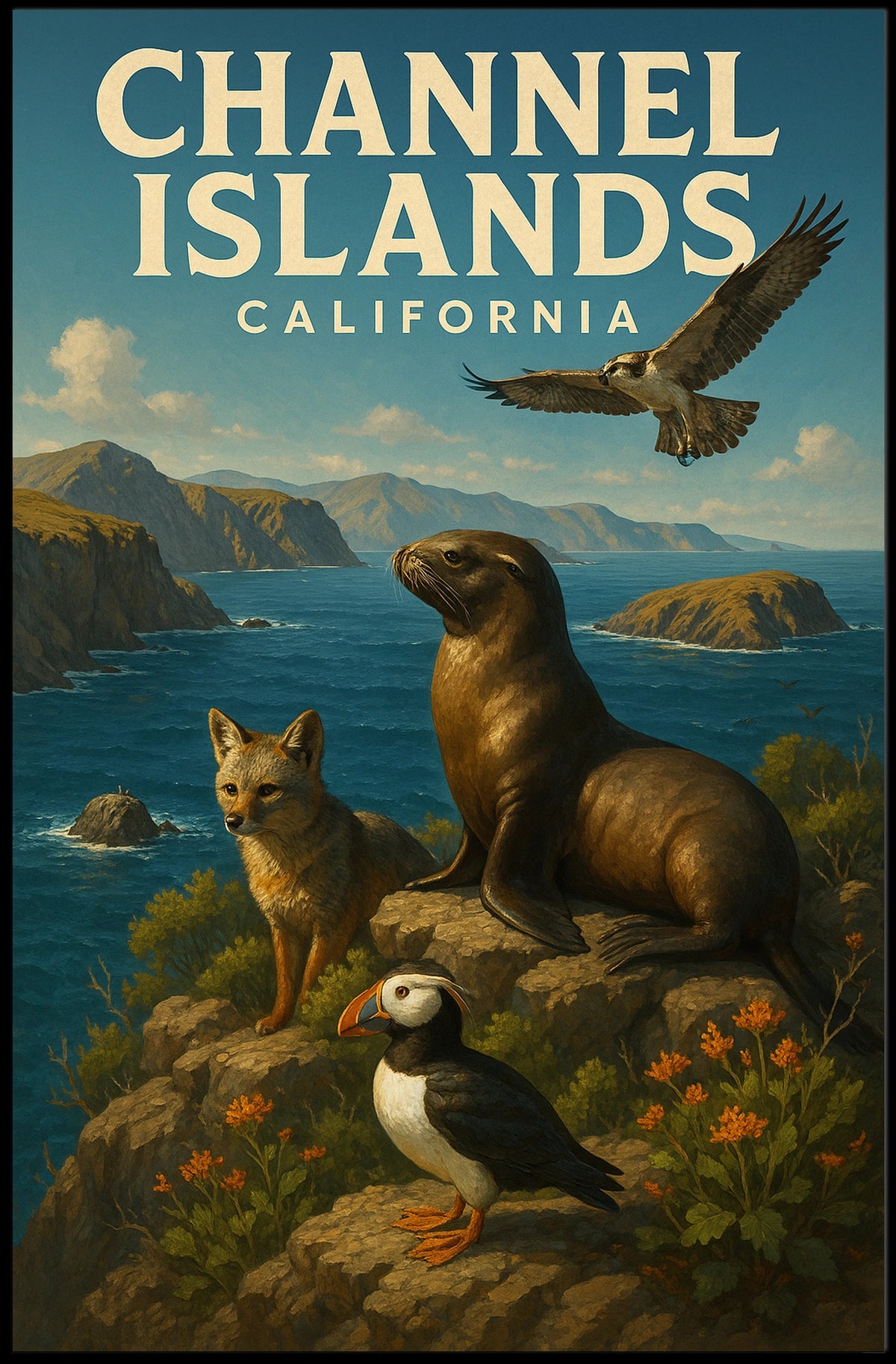 Channel Islands, California Poster
