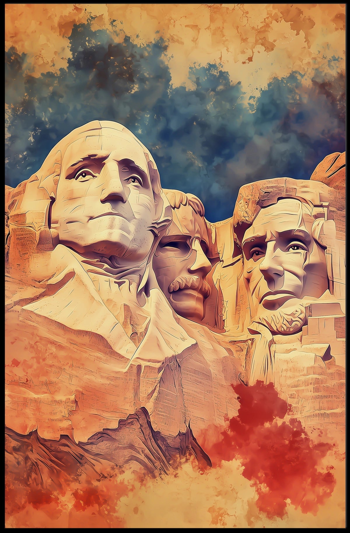 Mount Rushmore Poster