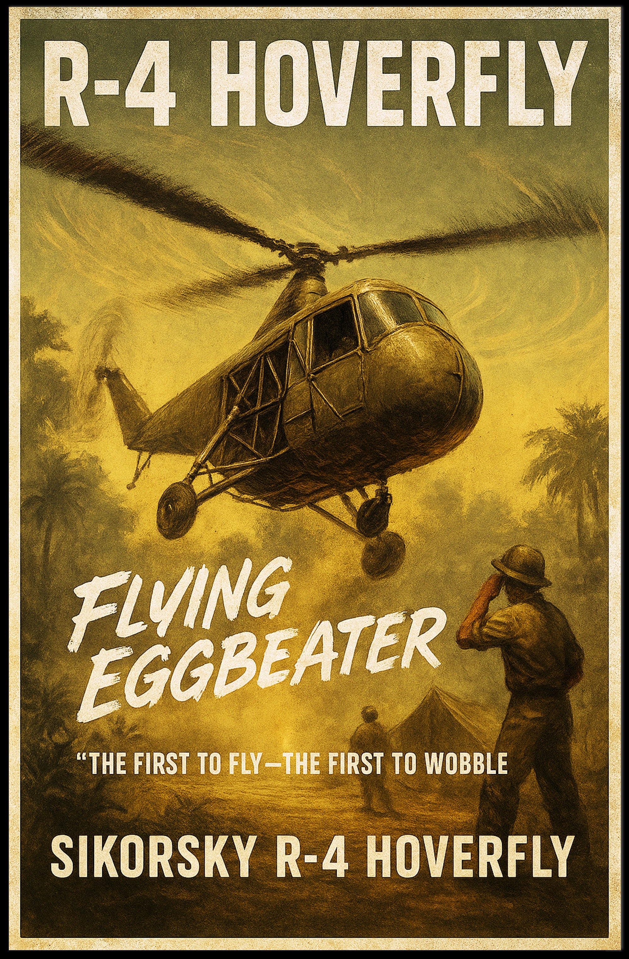 Sikorsky R-4 Hoverfly Poster PosterGoat