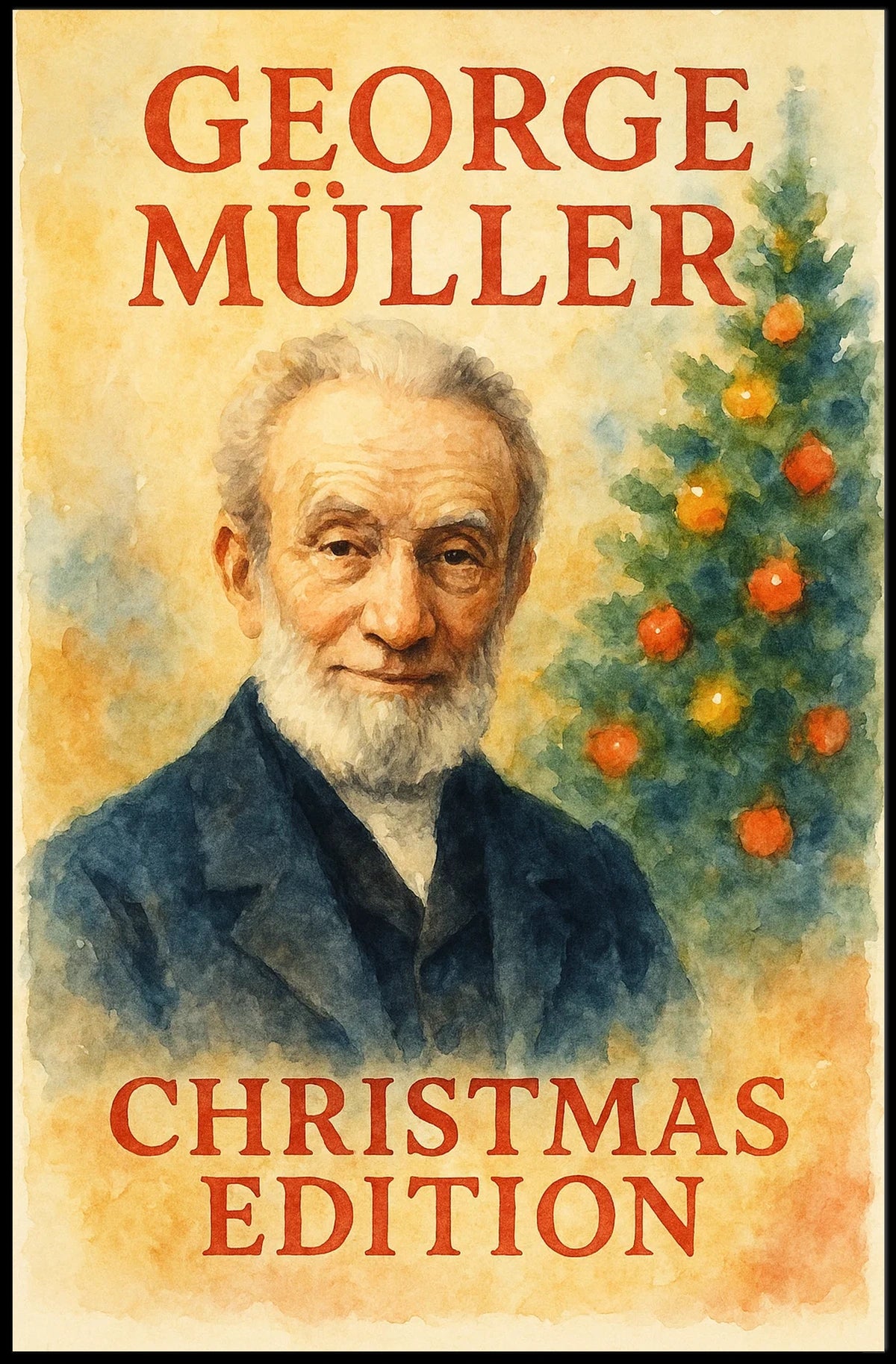 George Müller Holiday Historic Inspired Christmas Festival Poster