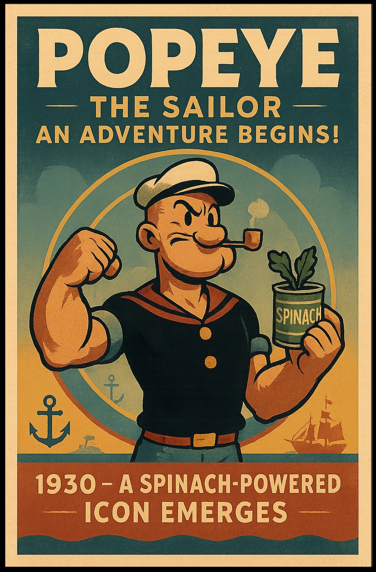 Popeye 1929 Art Poster POP-32