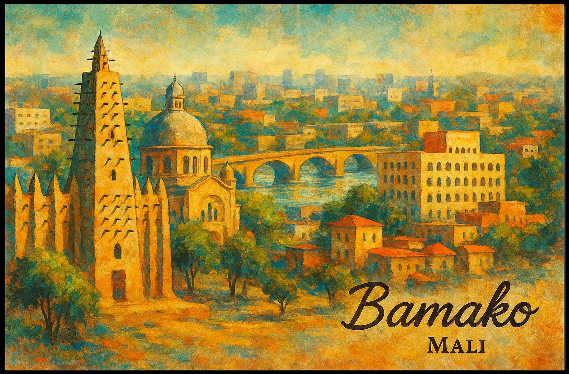 Bamako, Mali Poster