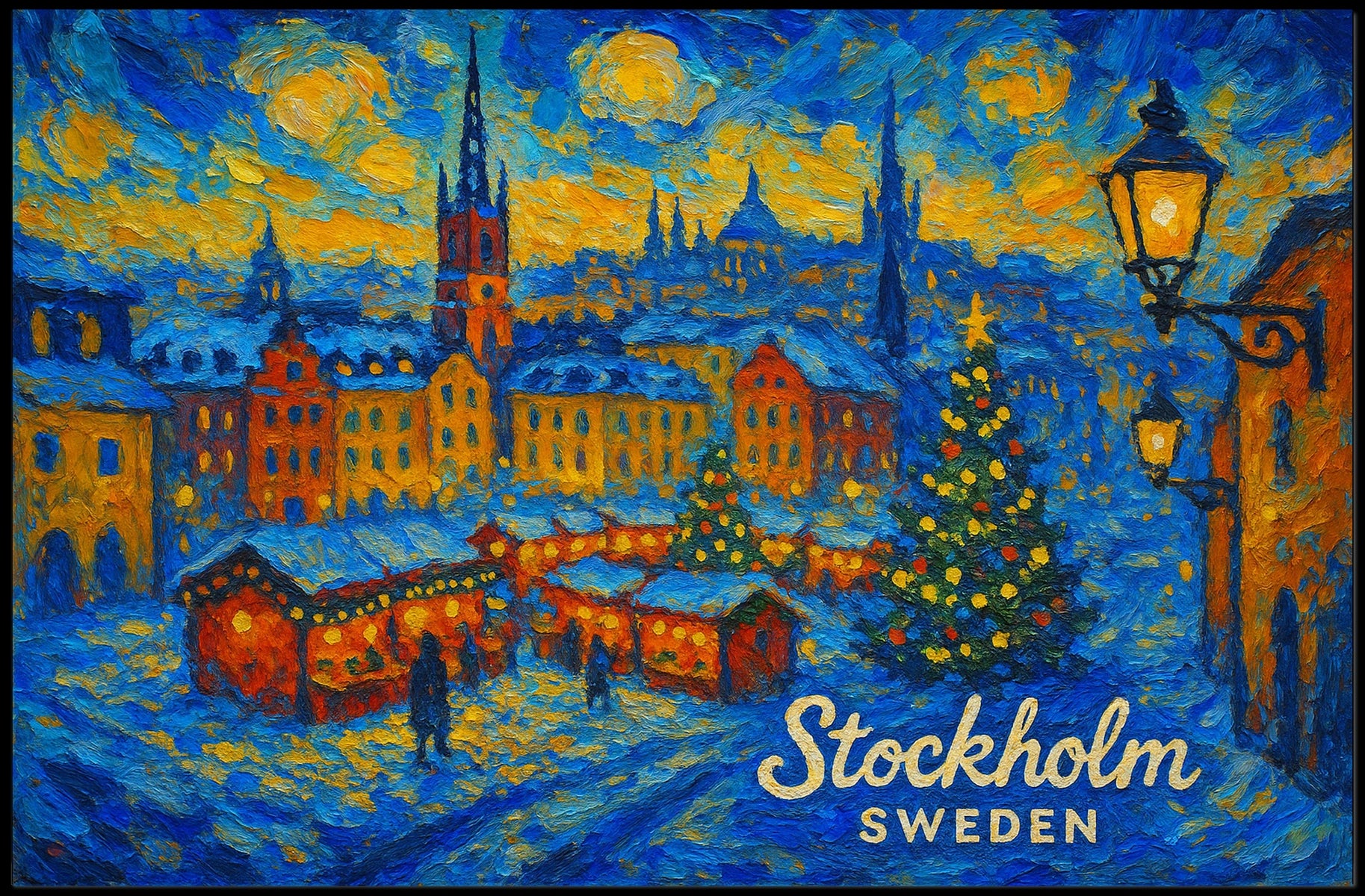 Stockholm Winter Wonderland Poster