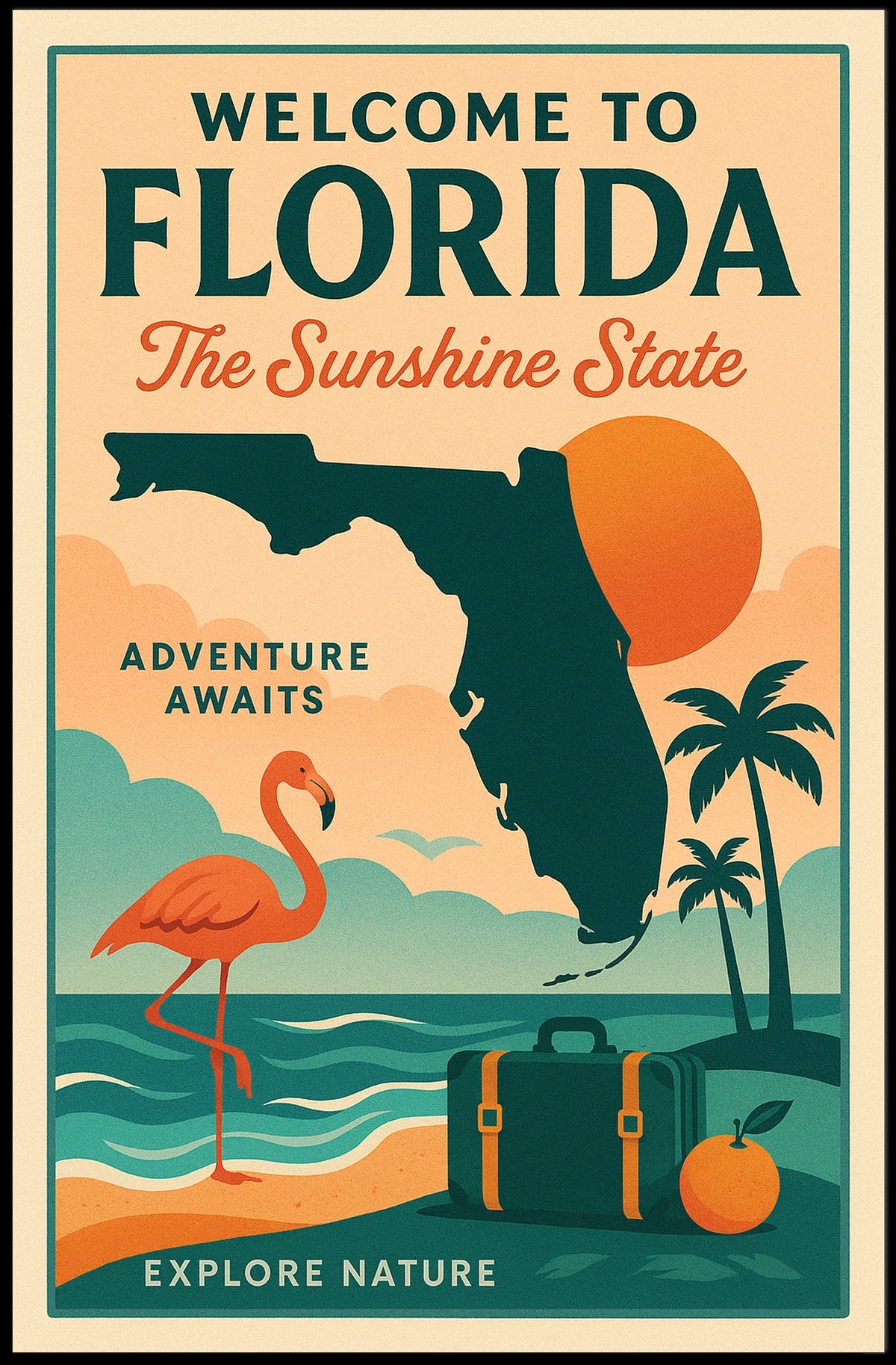 Welcome to Florida Adventure Awaits Poster