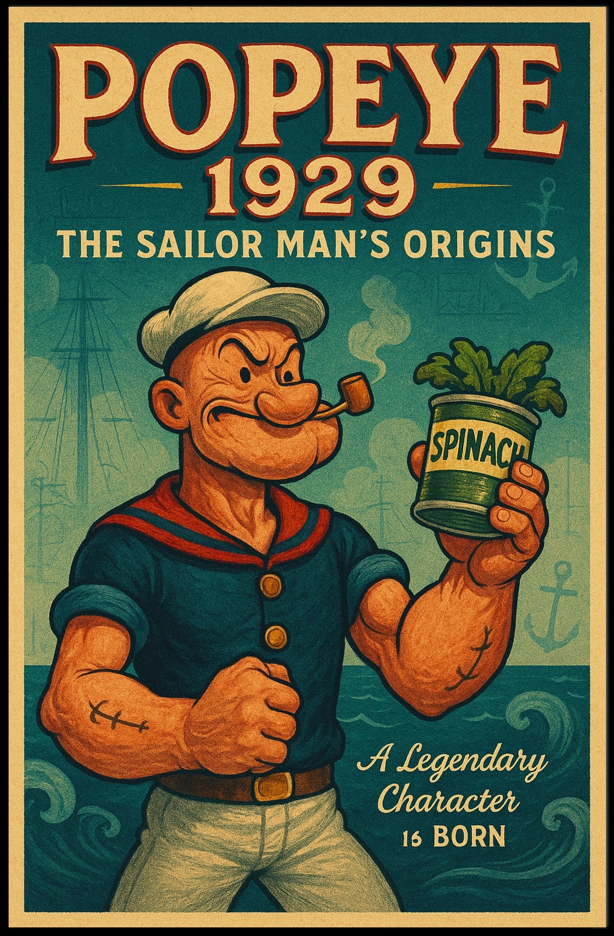 Popeye 1929 Art Poster POP-122