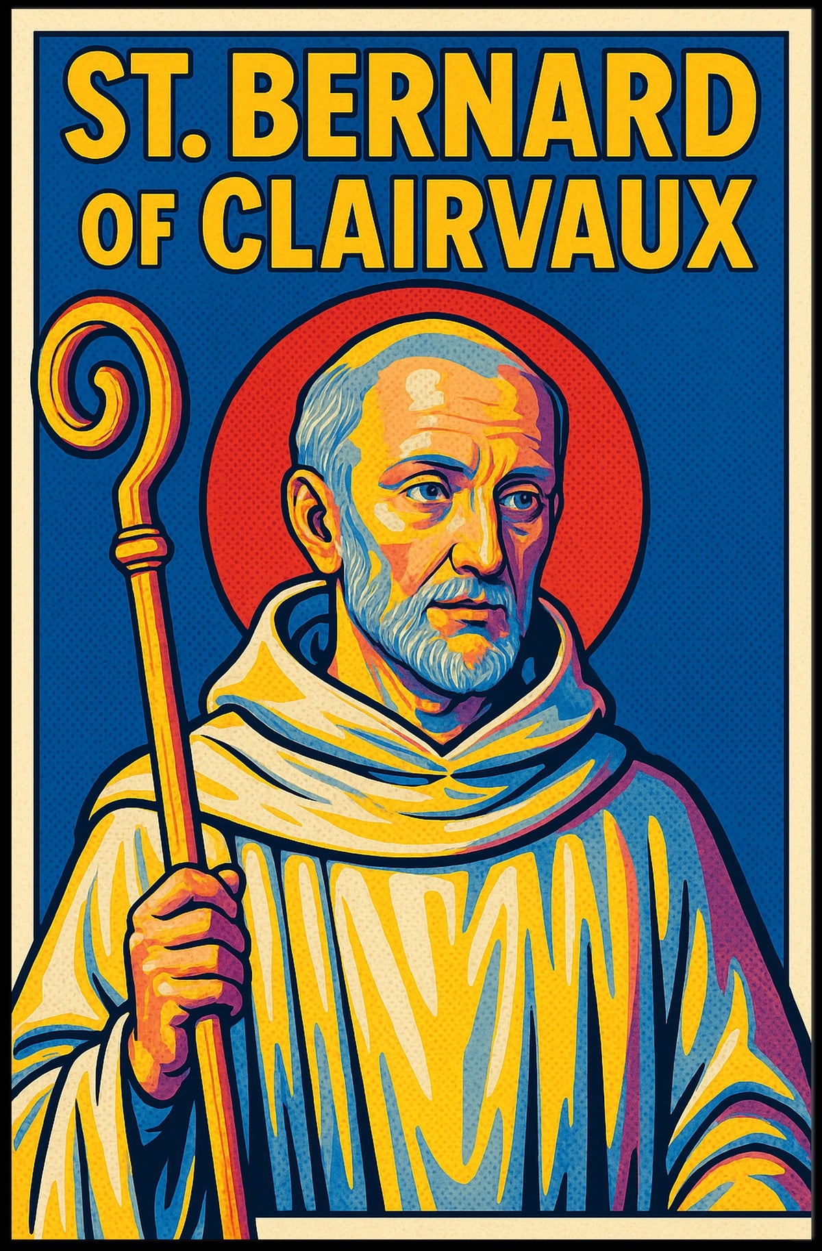 St. Bernard of Clairvaux Poster