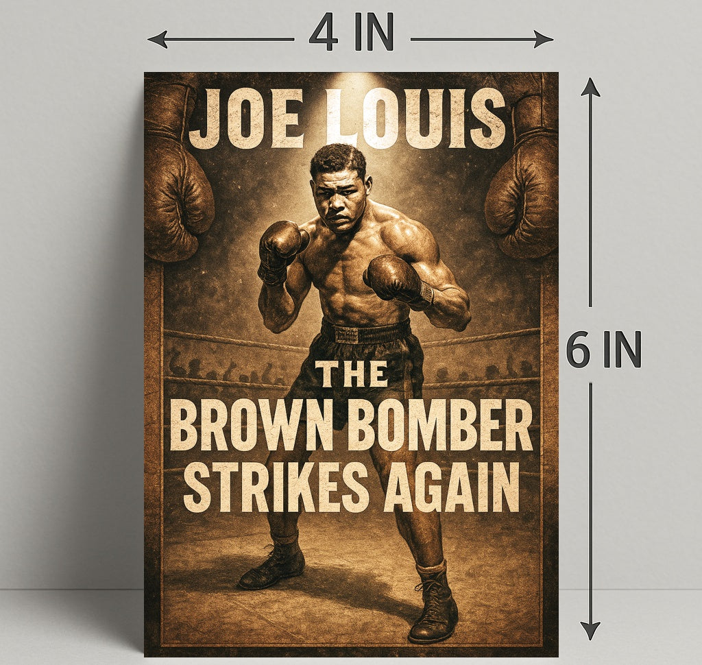 Joe Louis The Brown Bomber Poster PosterGoat