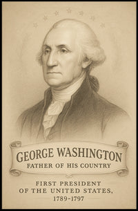 George Washington 1st President Poster
