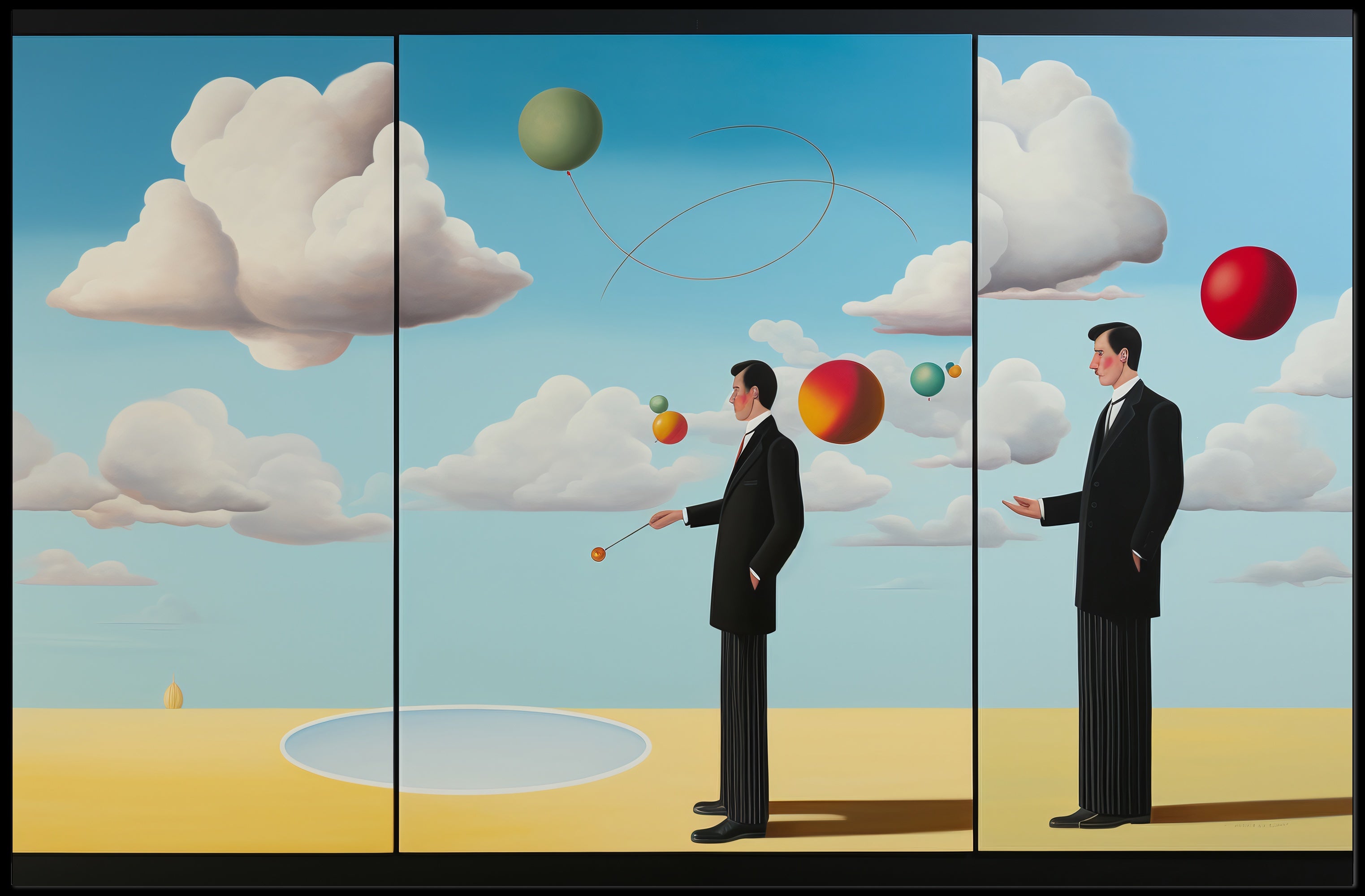 Surreal Dreamscape Explosion: Abstract or Artistic Poster