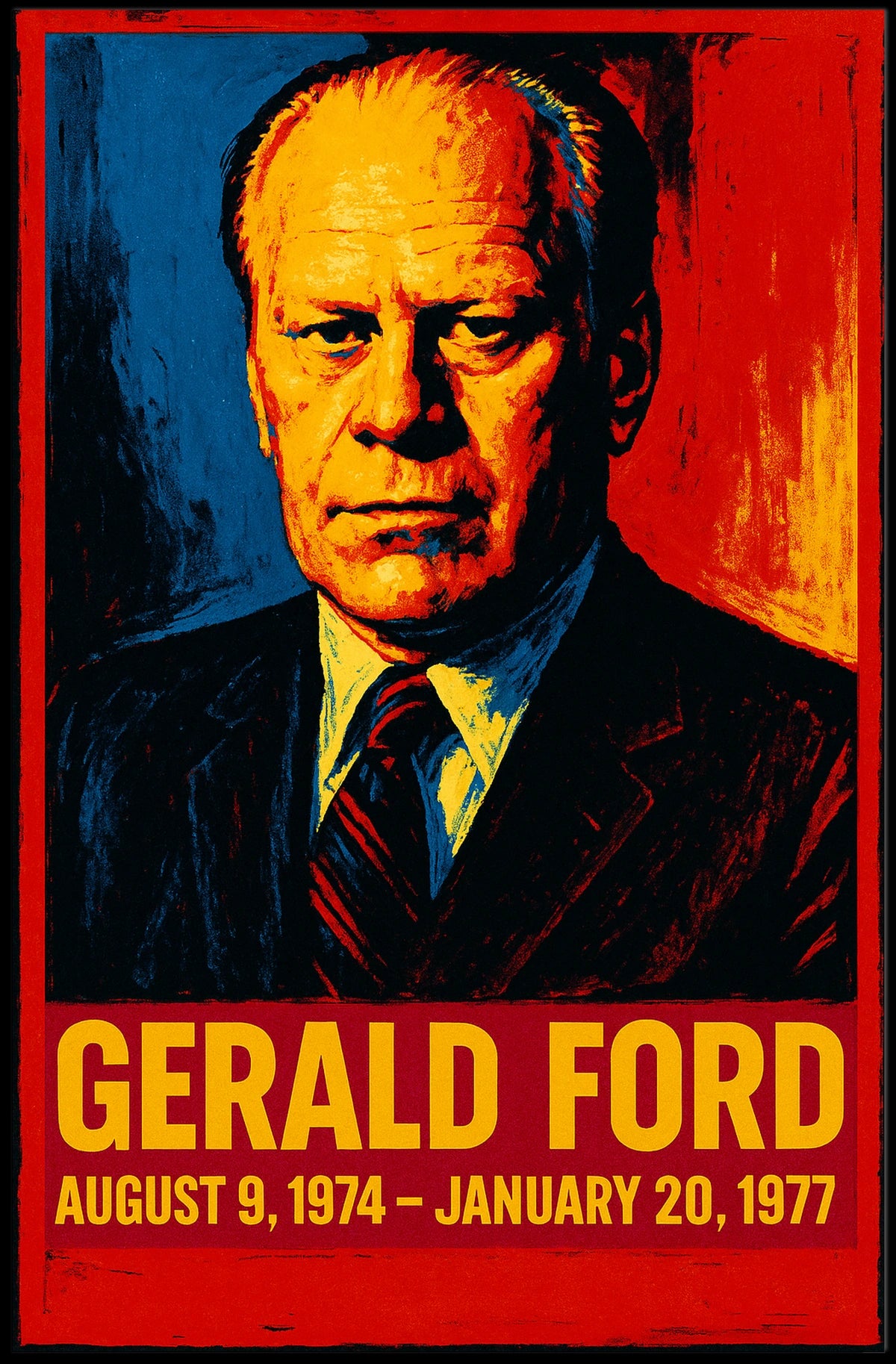 Gerald Ford Presidential Term Poster