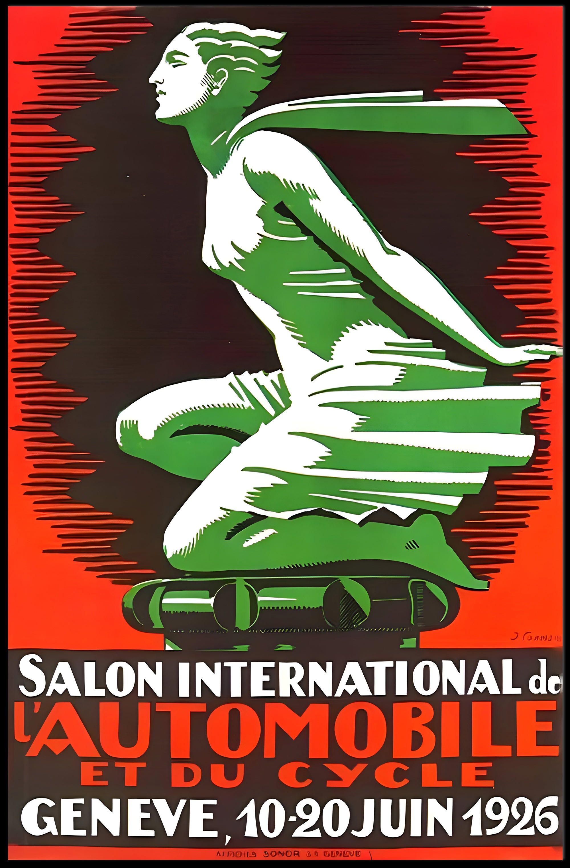 Salon International de l'Automobile et du Cycle 1926 Poster