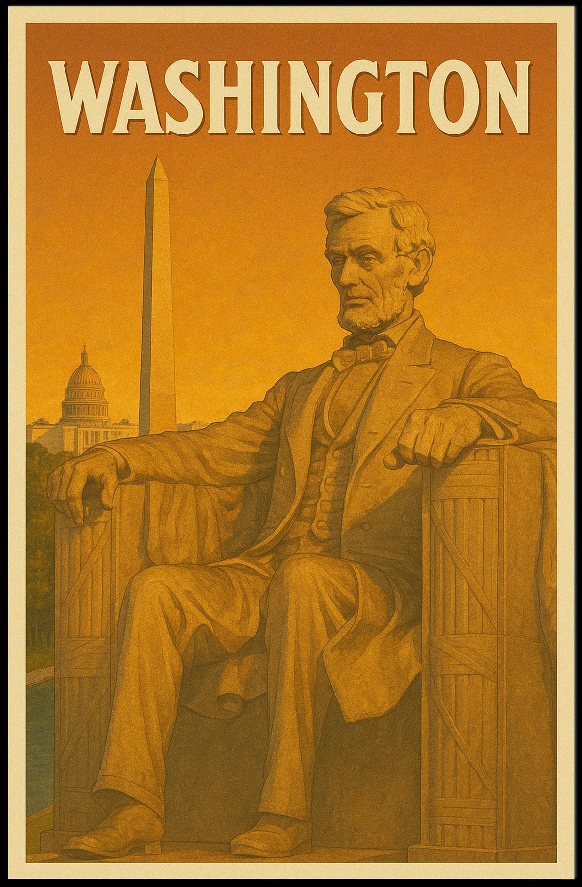 Washington D.C. Tribute Poster